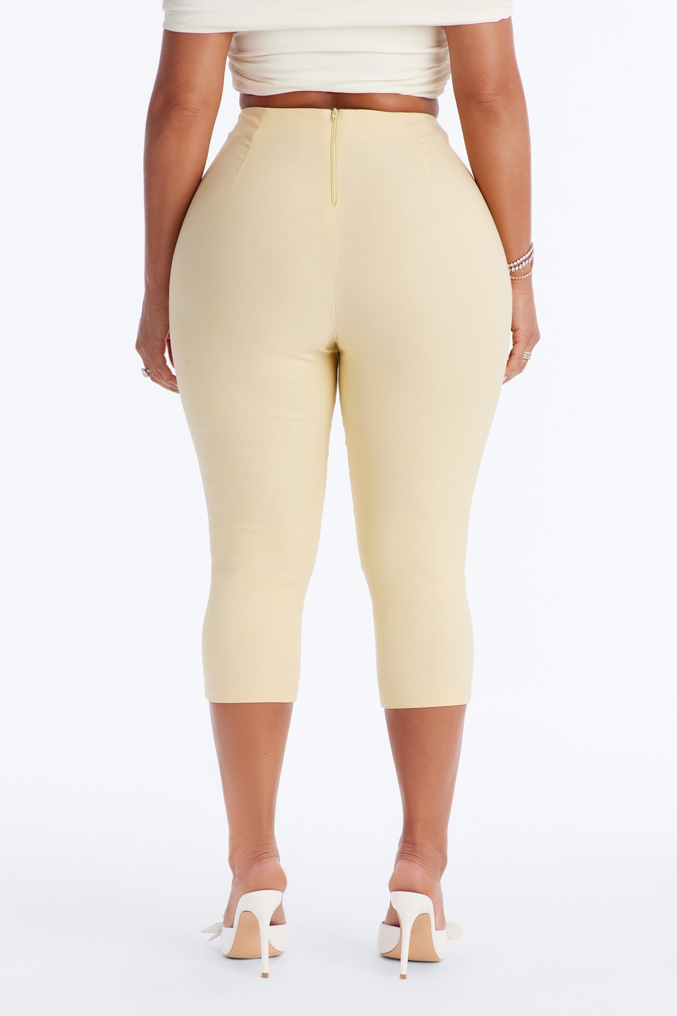 Just A Girl Capri Pant - Butter Yellow