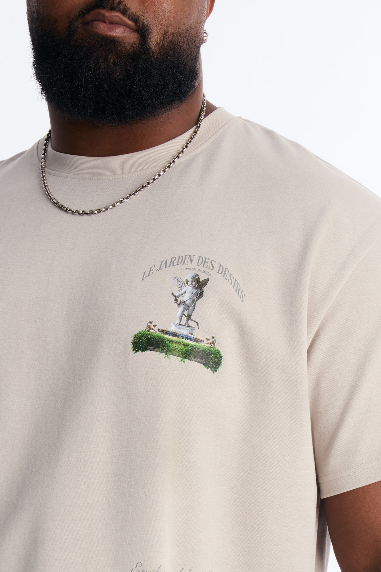 Le Jardin Des Desirs Short Sleeve Tee - Beige