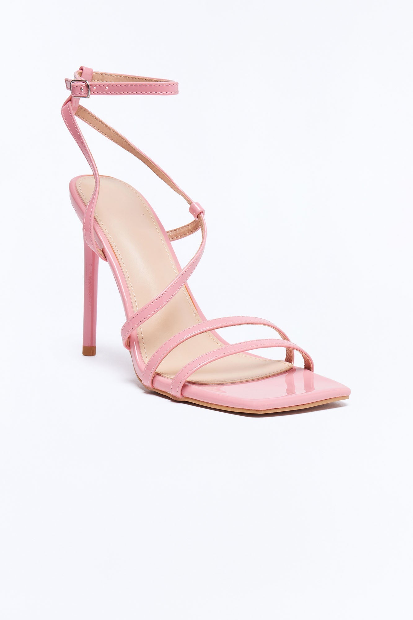 Gaia Heeled Sandals - Pink