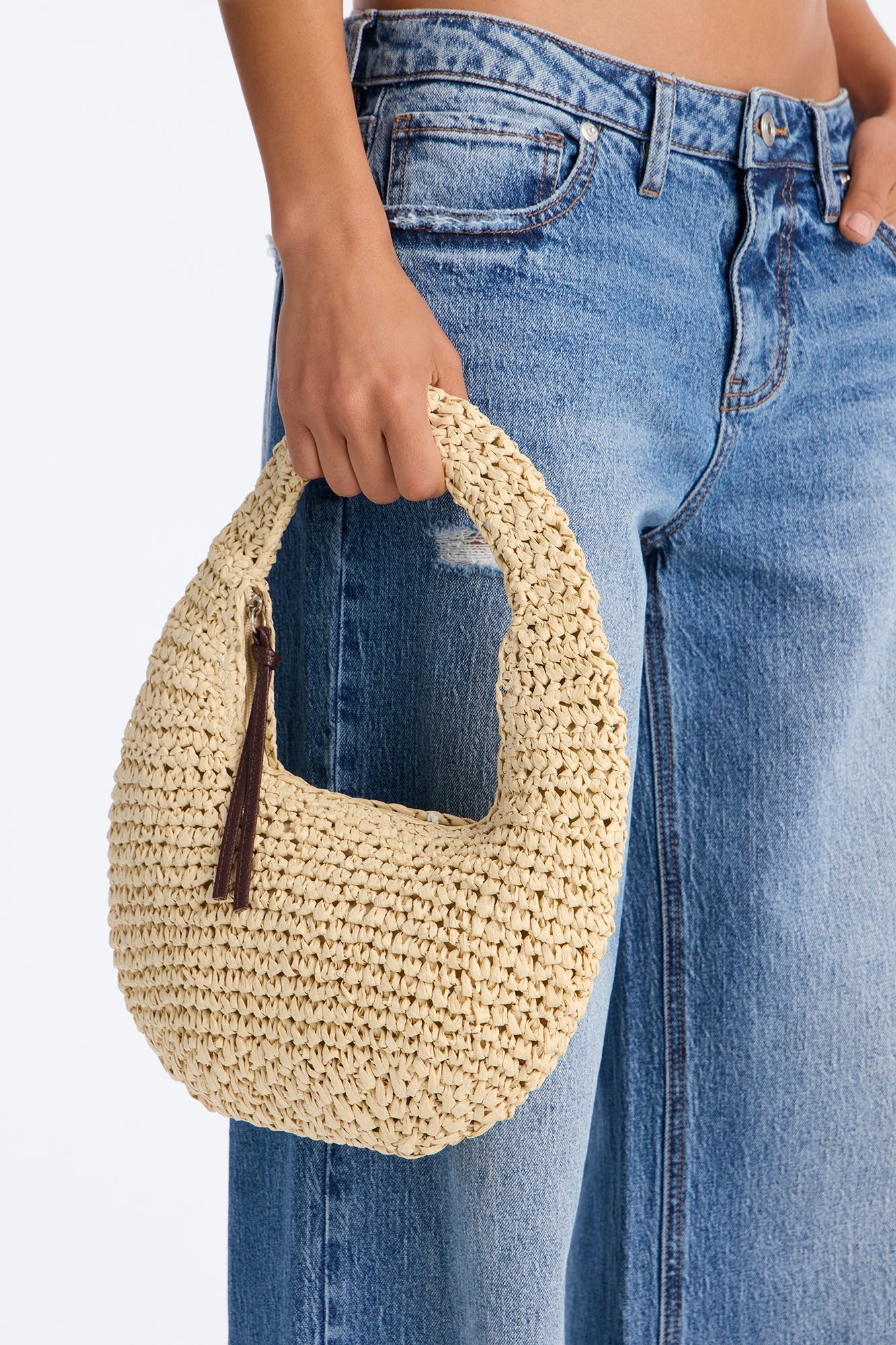 Amalfi Dreams Straw Bag - Natural NEWFASHIONEDGE