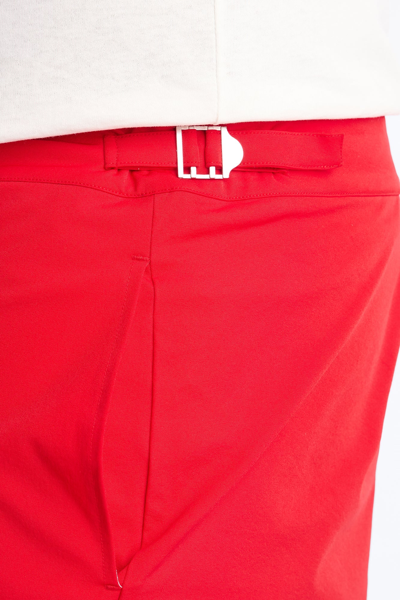 Elevated Stretch Trouser Swim Trunk 6″ - Red