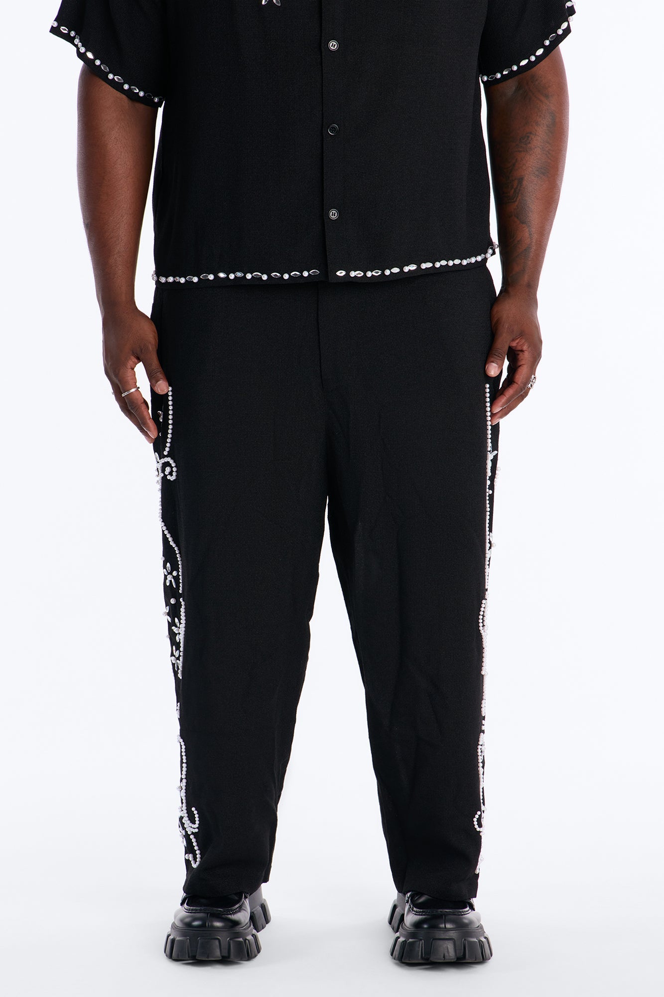 Straight Wanderlust Pearl Journey Pant - Black