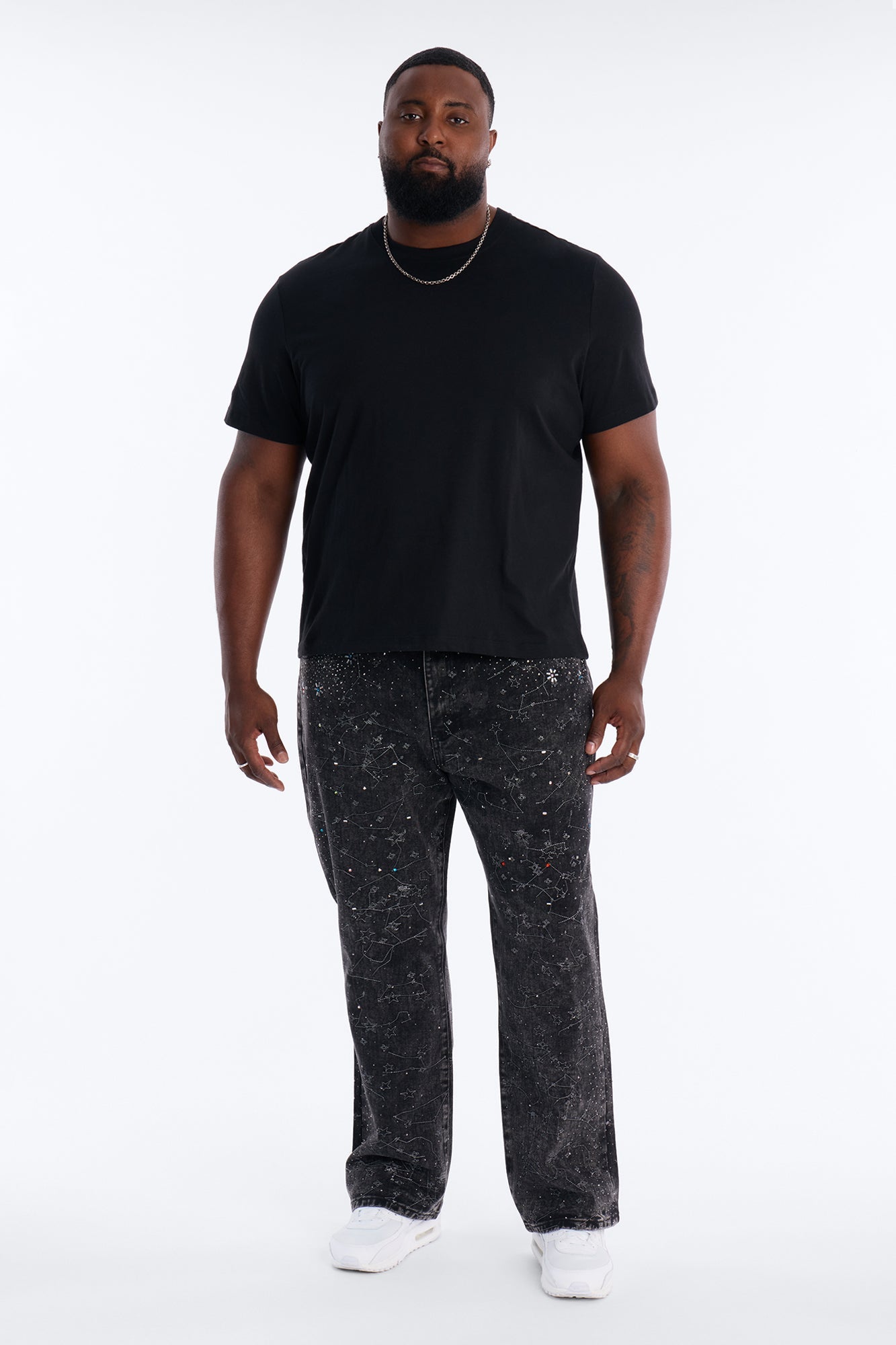 Straight Flare Eclipse Jean - Black Wash