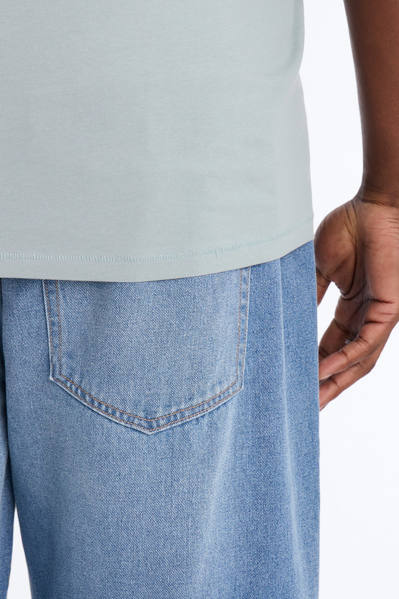 Essential Baggy Rigid Jean - Medium Blue Wash