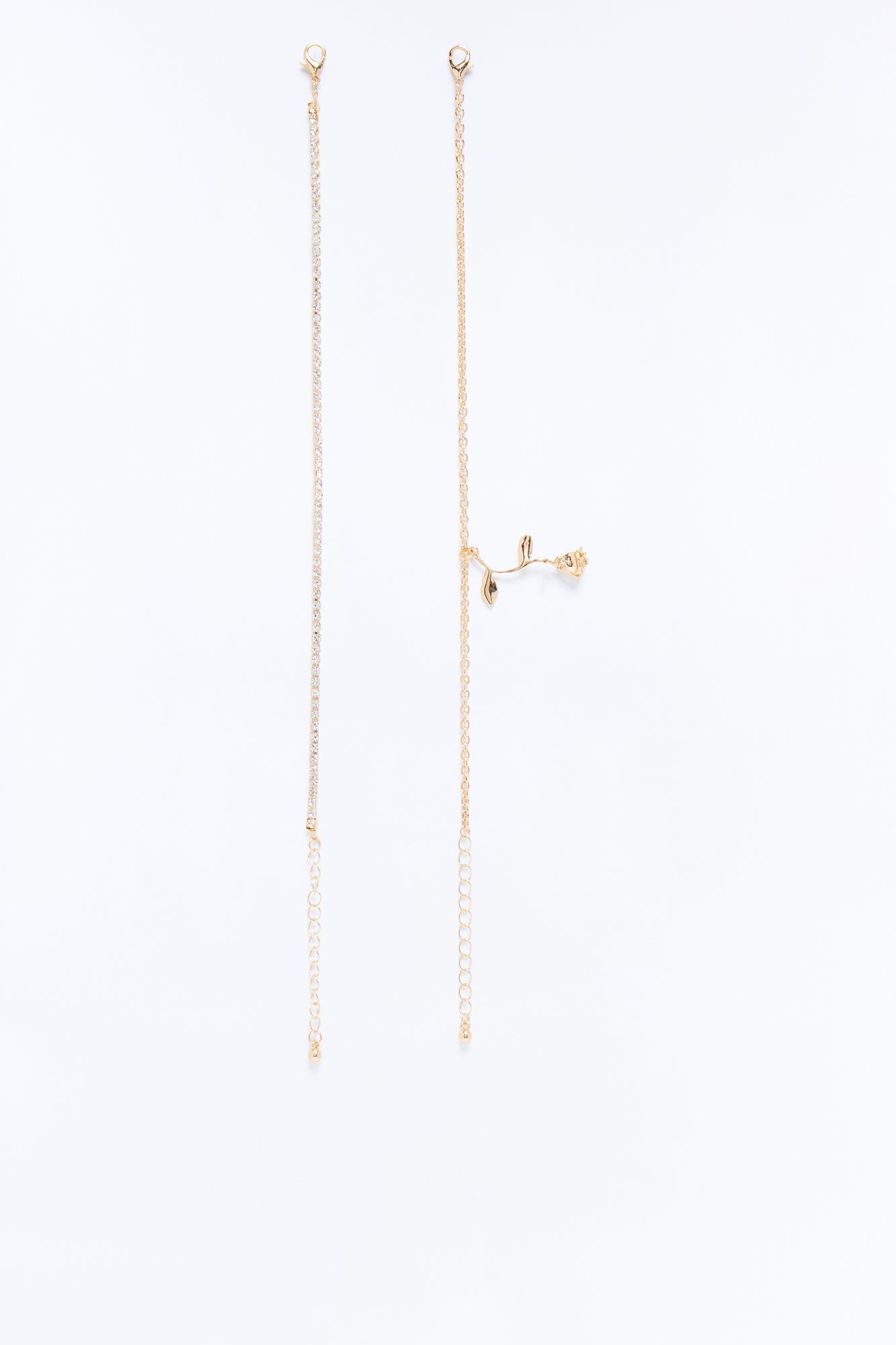 Lust Or Love 2 Piece Anklet Set - Gold