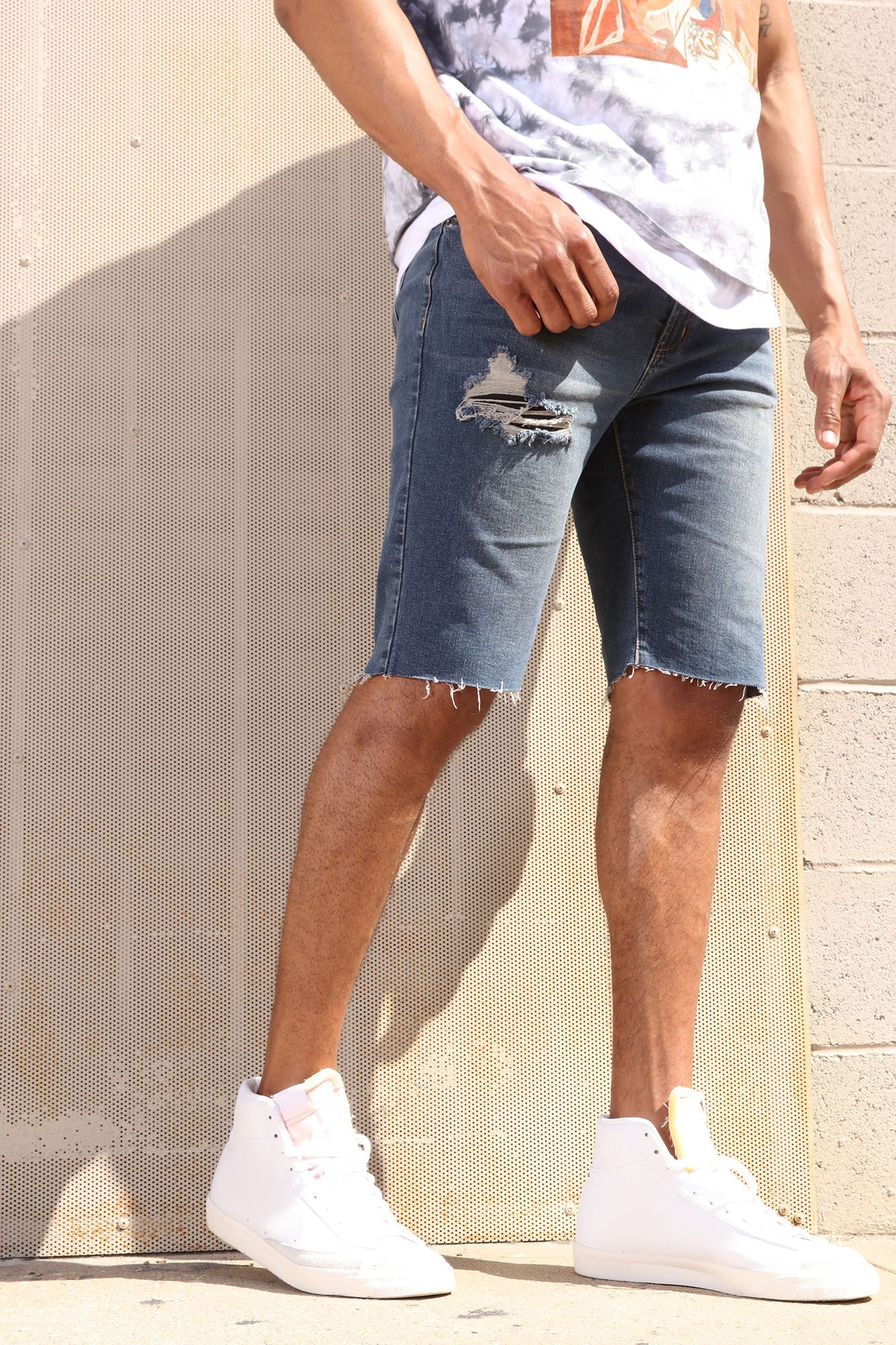 Earl Denim Shorts - Dark Wash