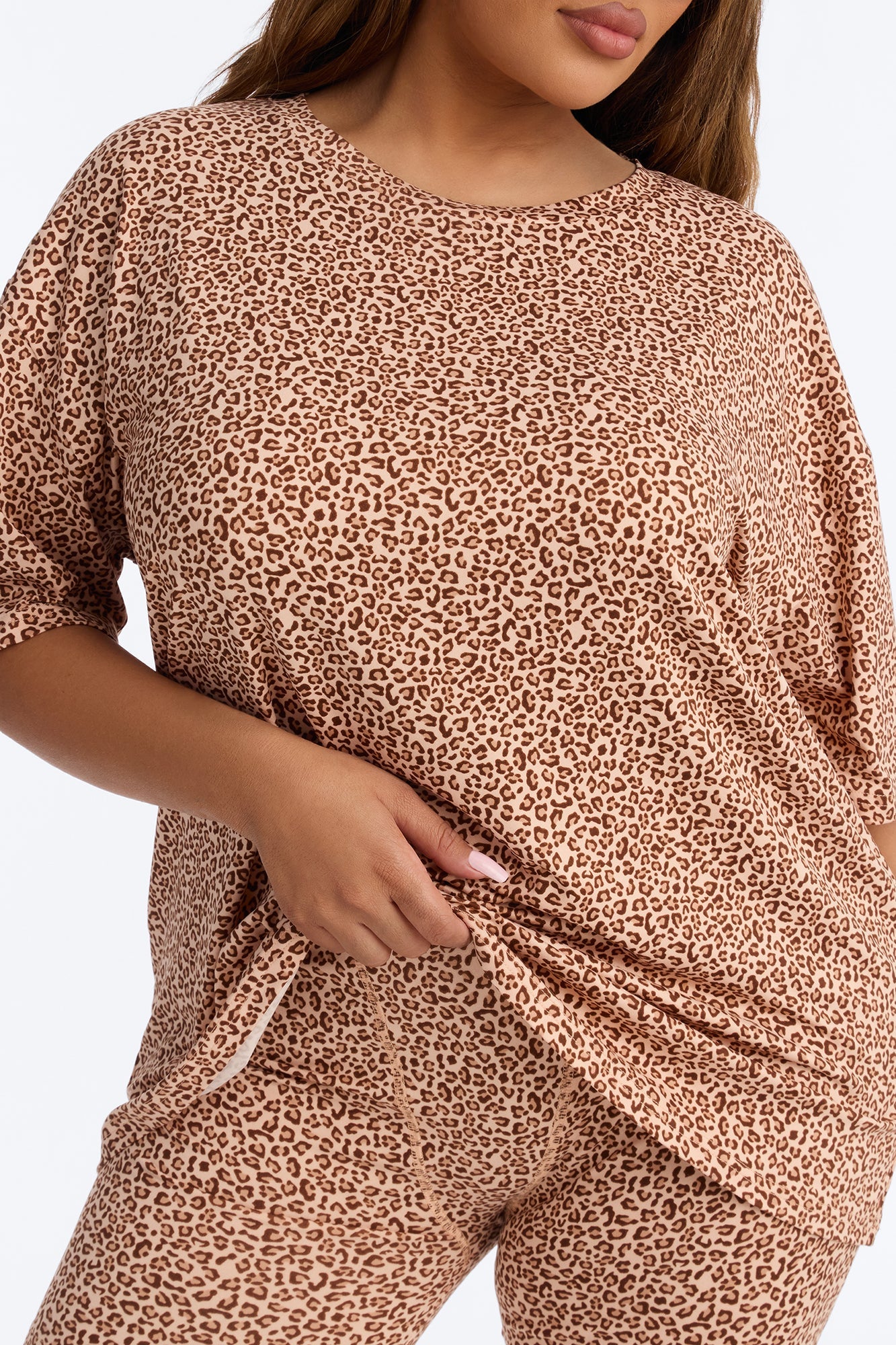 Wild For The Night PJ Boxer Short Set - Leopard Fashion Nova
