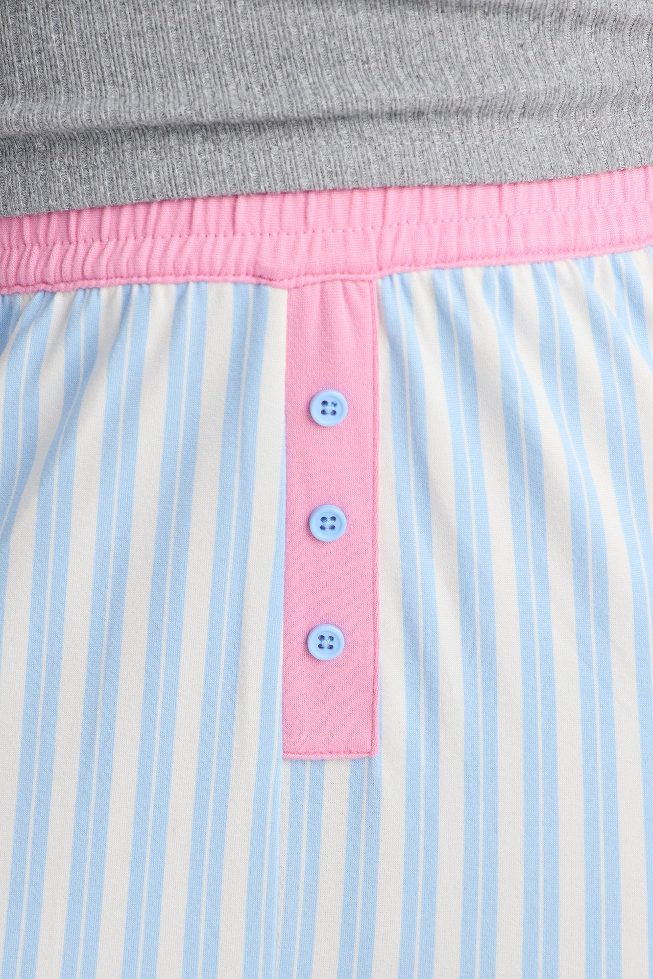 Let Me Sleep Boxer PJ Pant Set - Blue/combo Fashion Nova