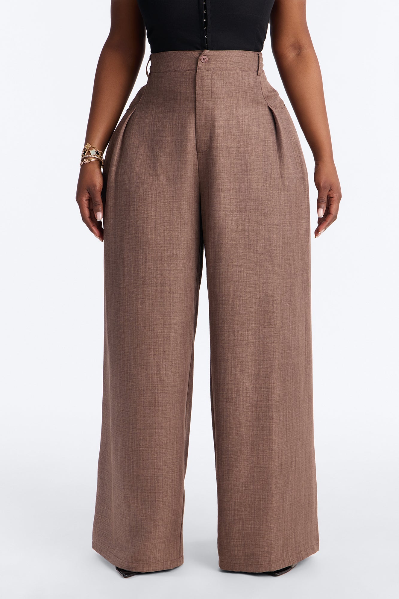 Matson Wide Leg Trouser - Caffe