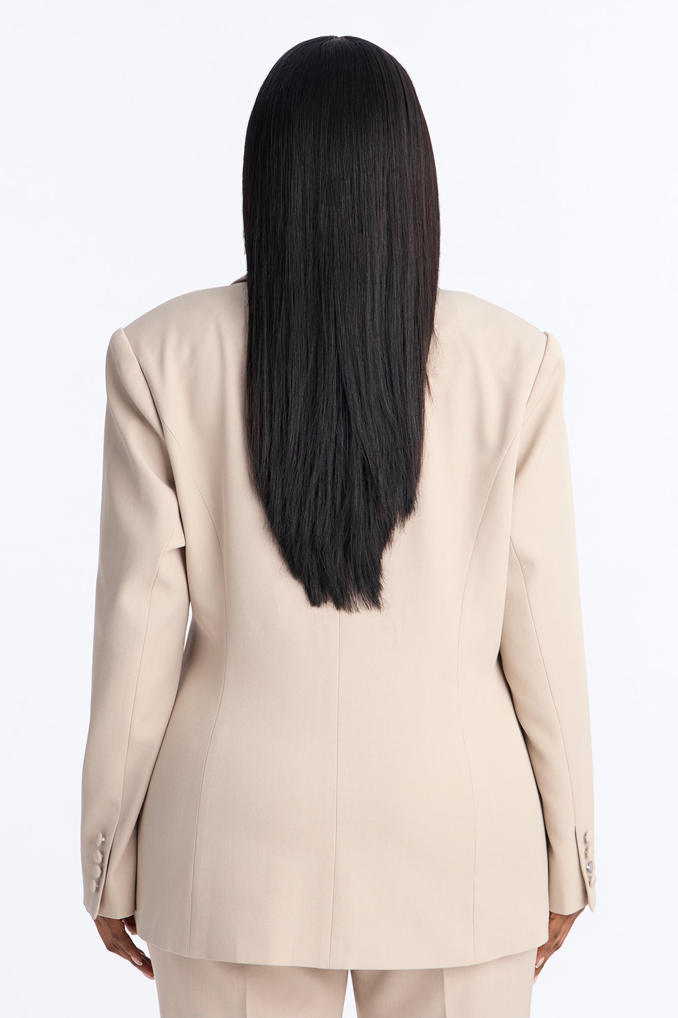 Alani Wrap Waist Blazer - Stone