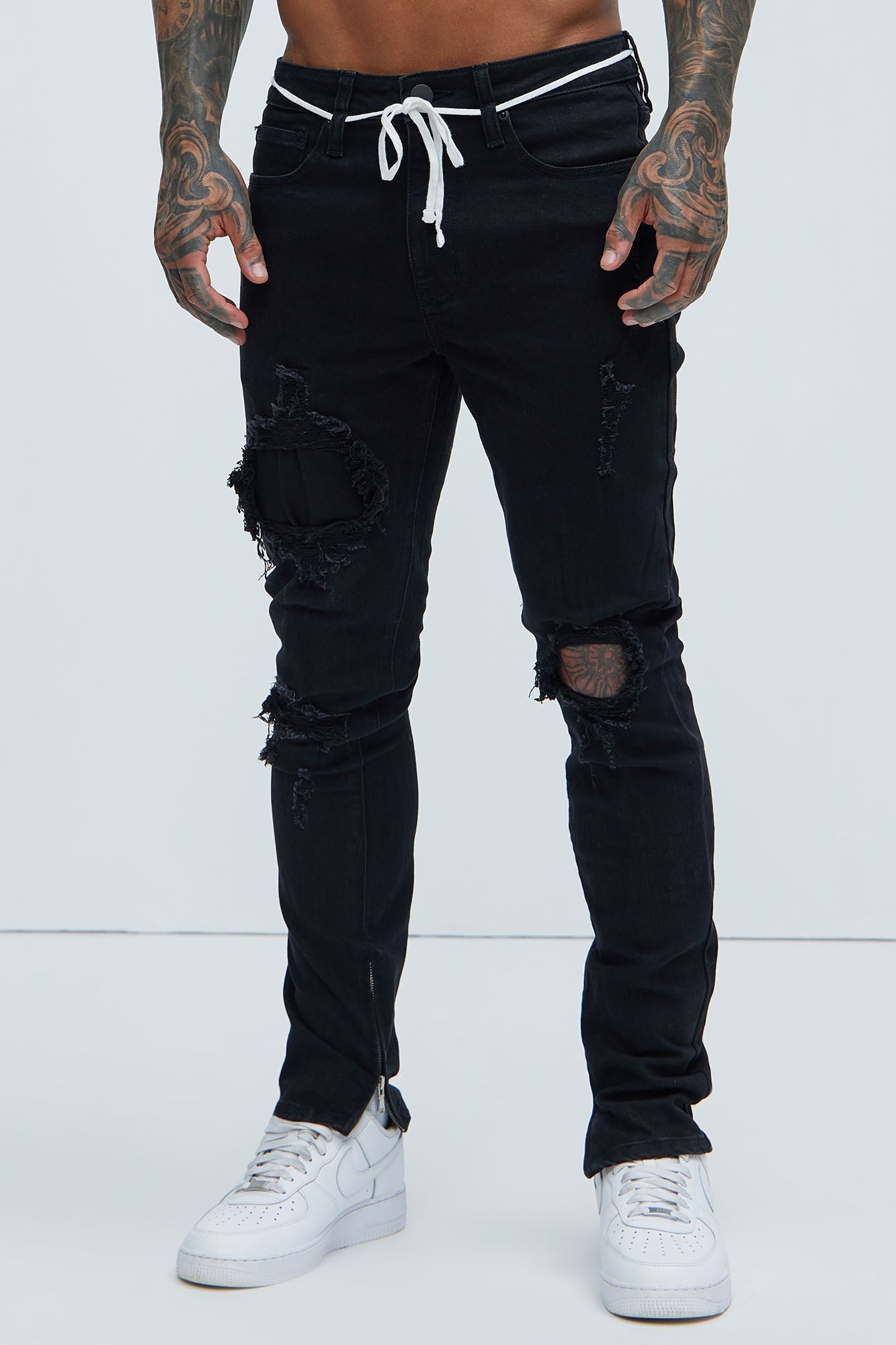 Point Of View Skinny Jeans - Black