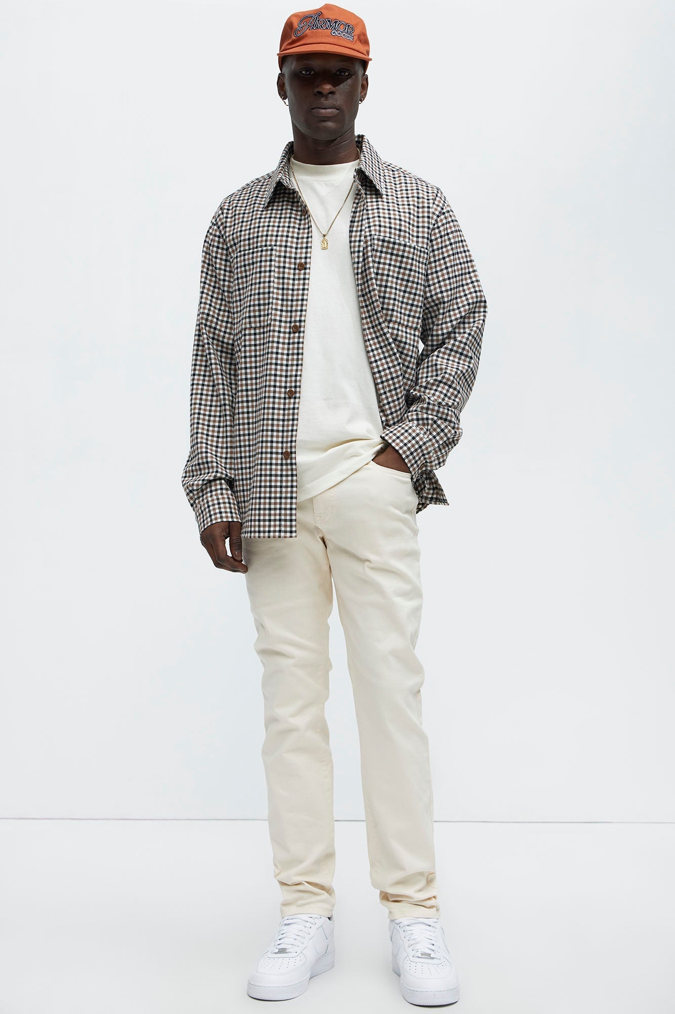 Mac Chino Skinny 5 Pocket Pants - Cream
