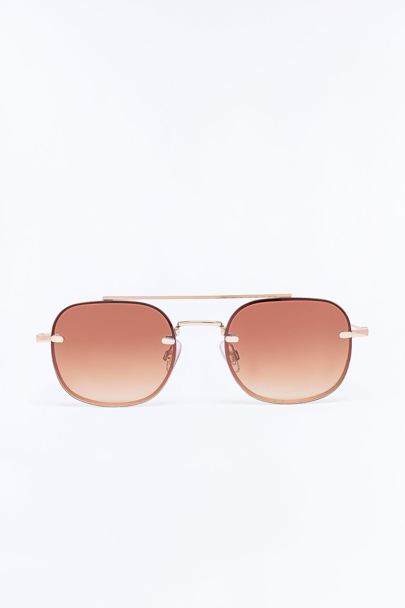 Vacay Tunnel Vision Sunglasses - Brown