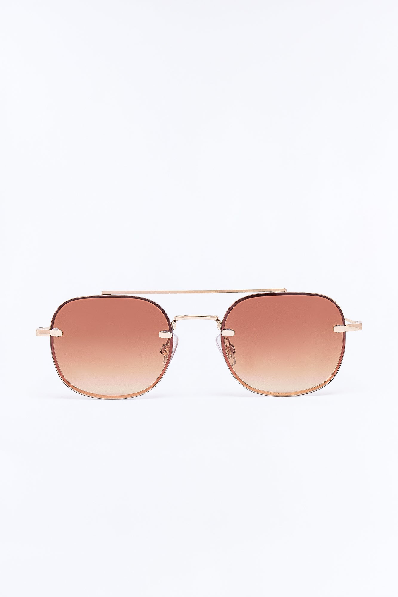 Vacay Tunnel Vision Sunglasses - Brown