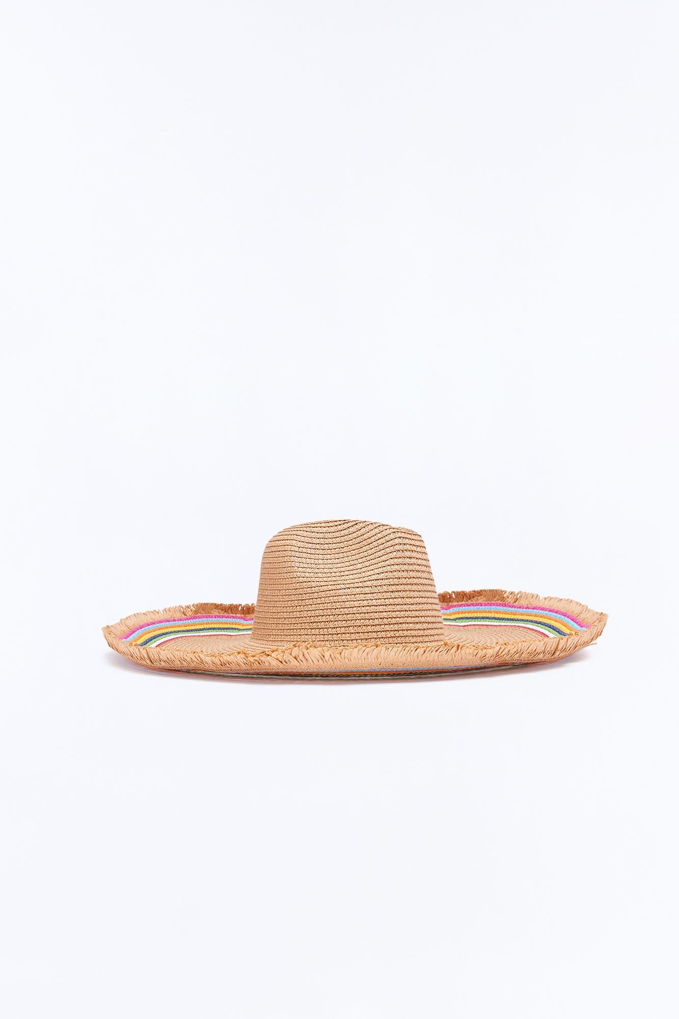 All The Rainbows Sun Hat - Natural/Combo
