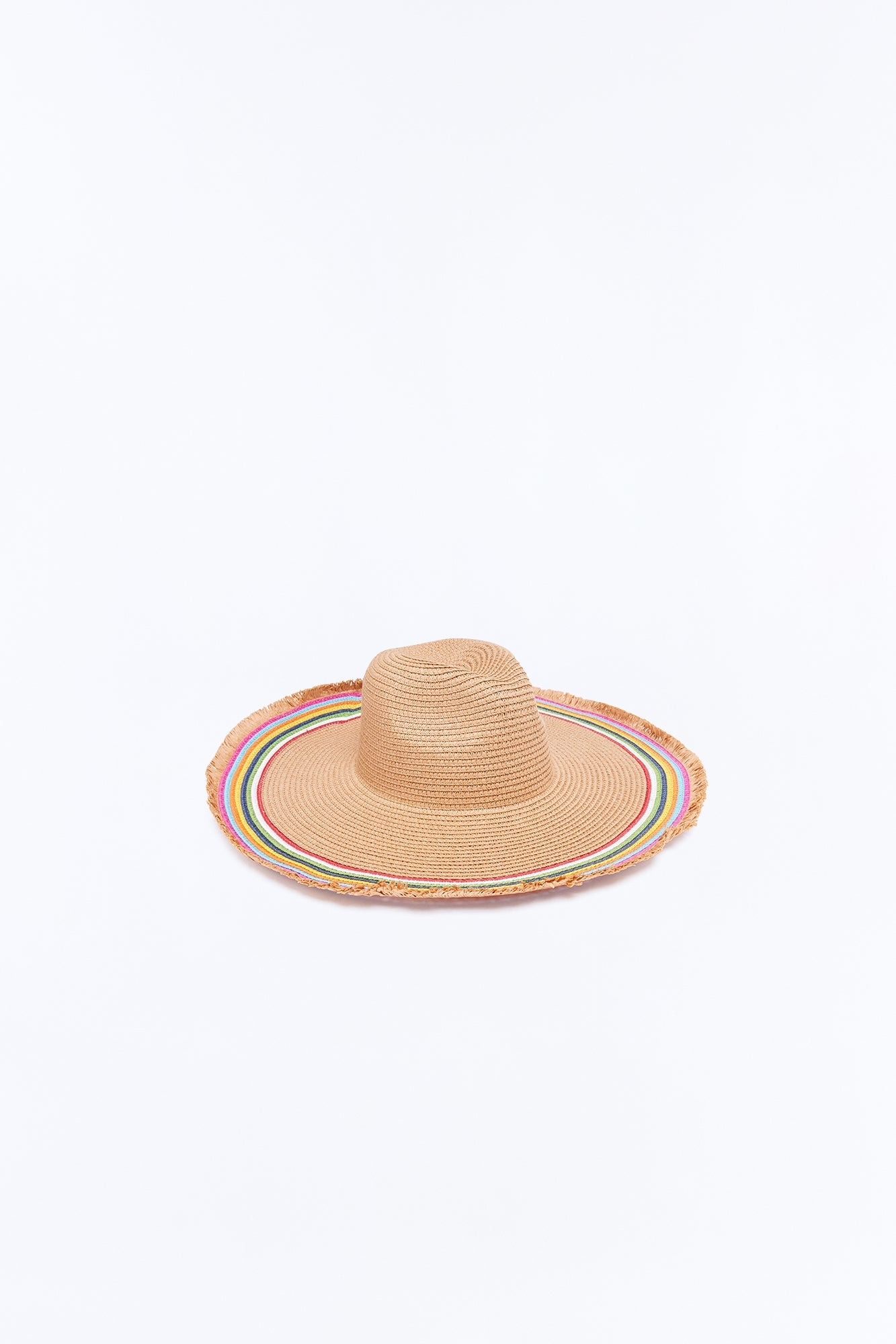 All The Rainbows Sun Hat - Natural/Combo