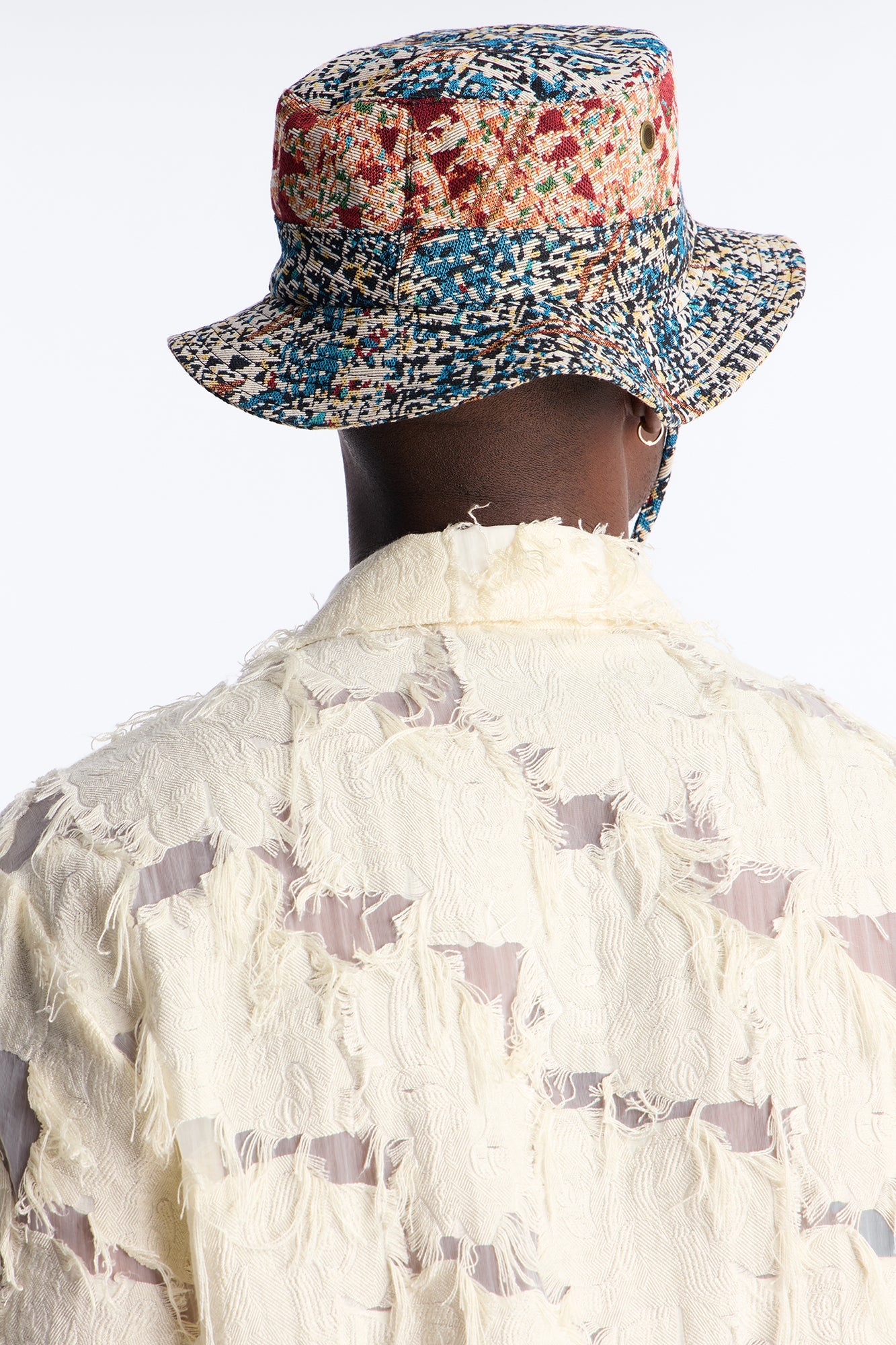 In The Disarray Tapestry Bucket Hat - Multi Color
