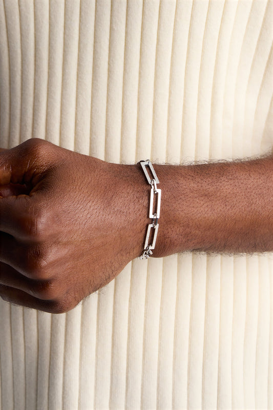 Going Solo Chain Link Bracelet - Silver