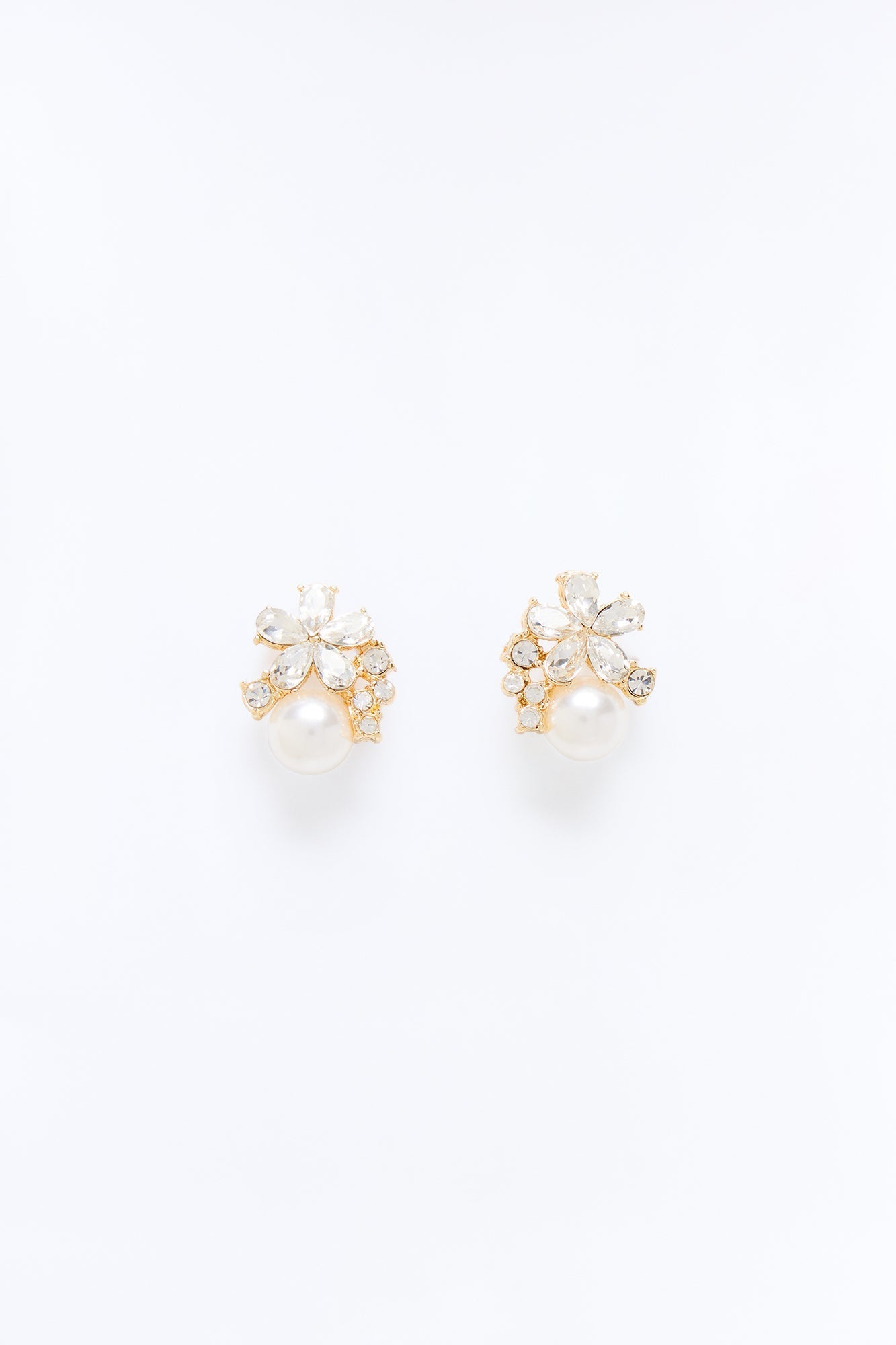 Soft Crush Stud Earrings - Gold