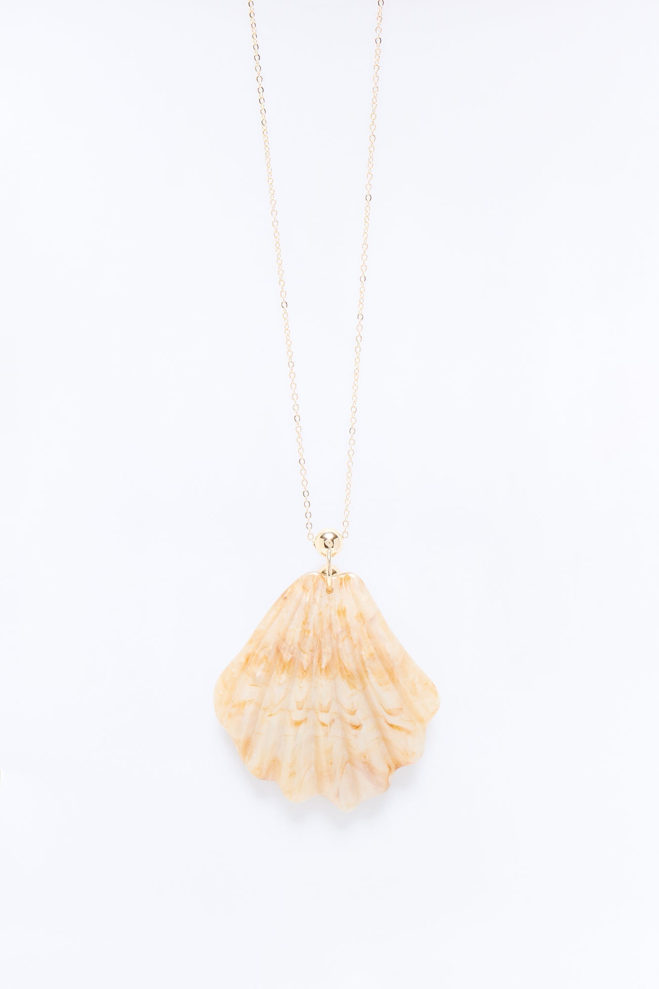 Ocean Soul Seashell Necklace - Ivory/combo