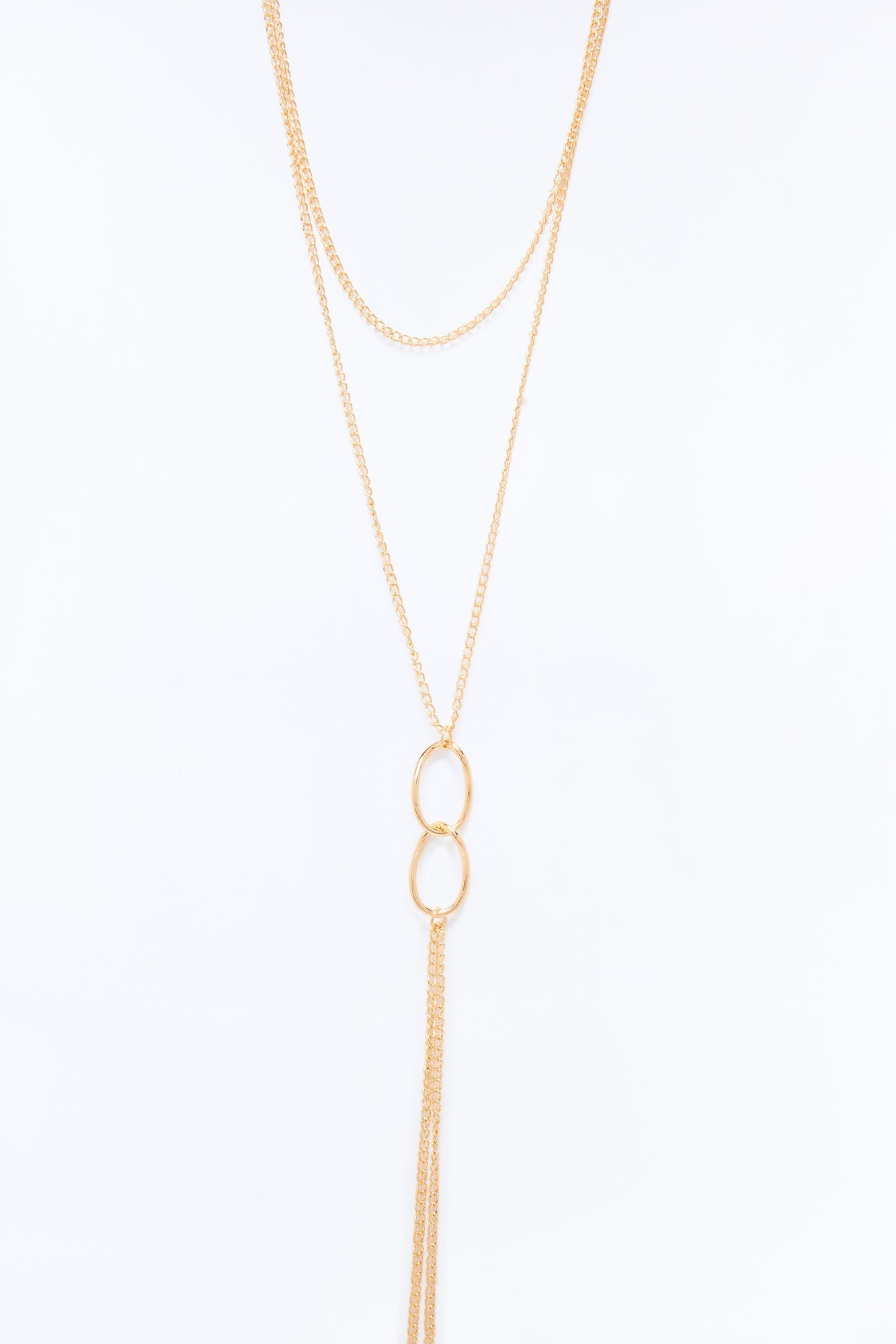Heart Center Body Chain - Gold