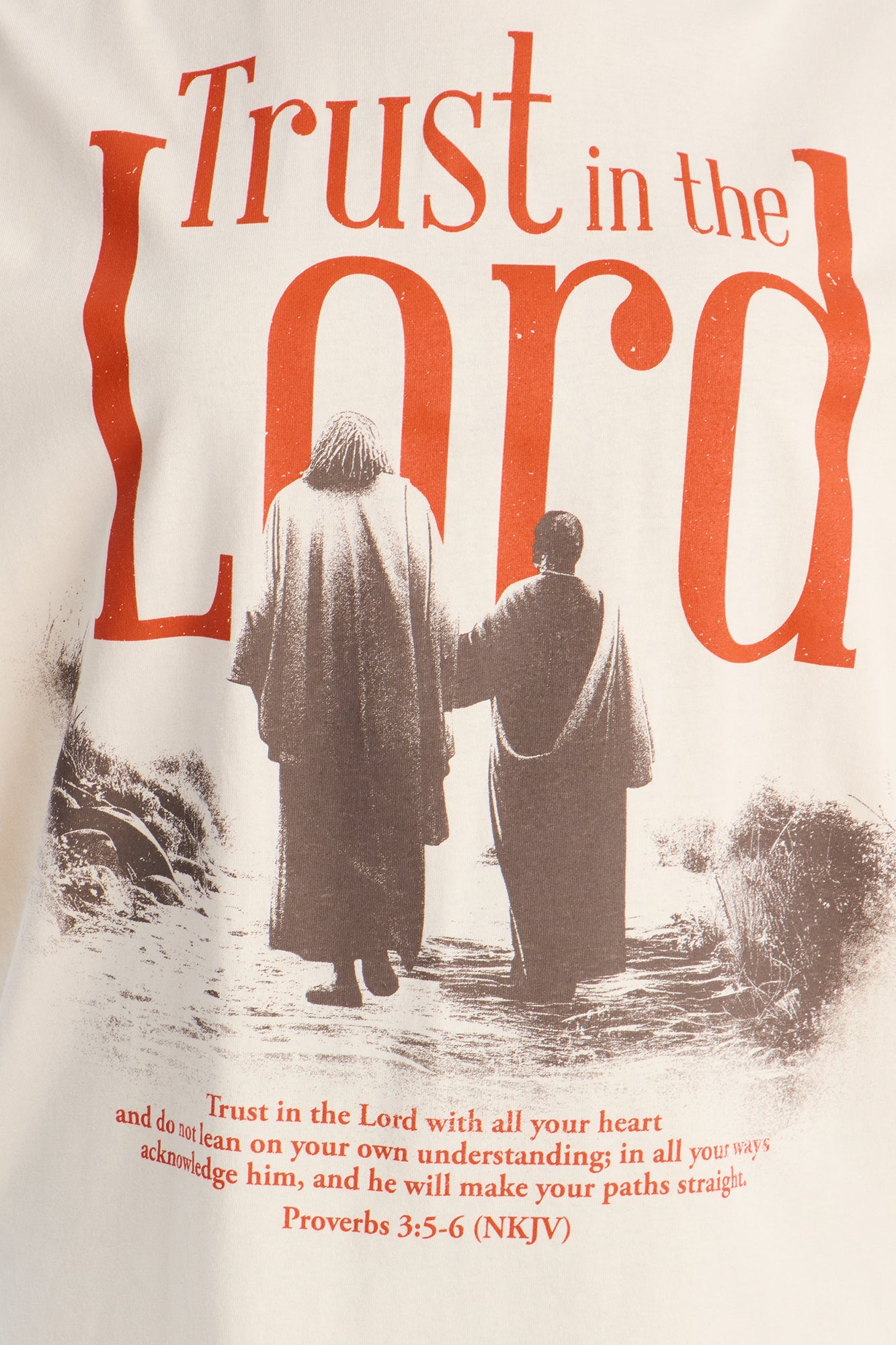 Trust In The Lord Tee - Off White