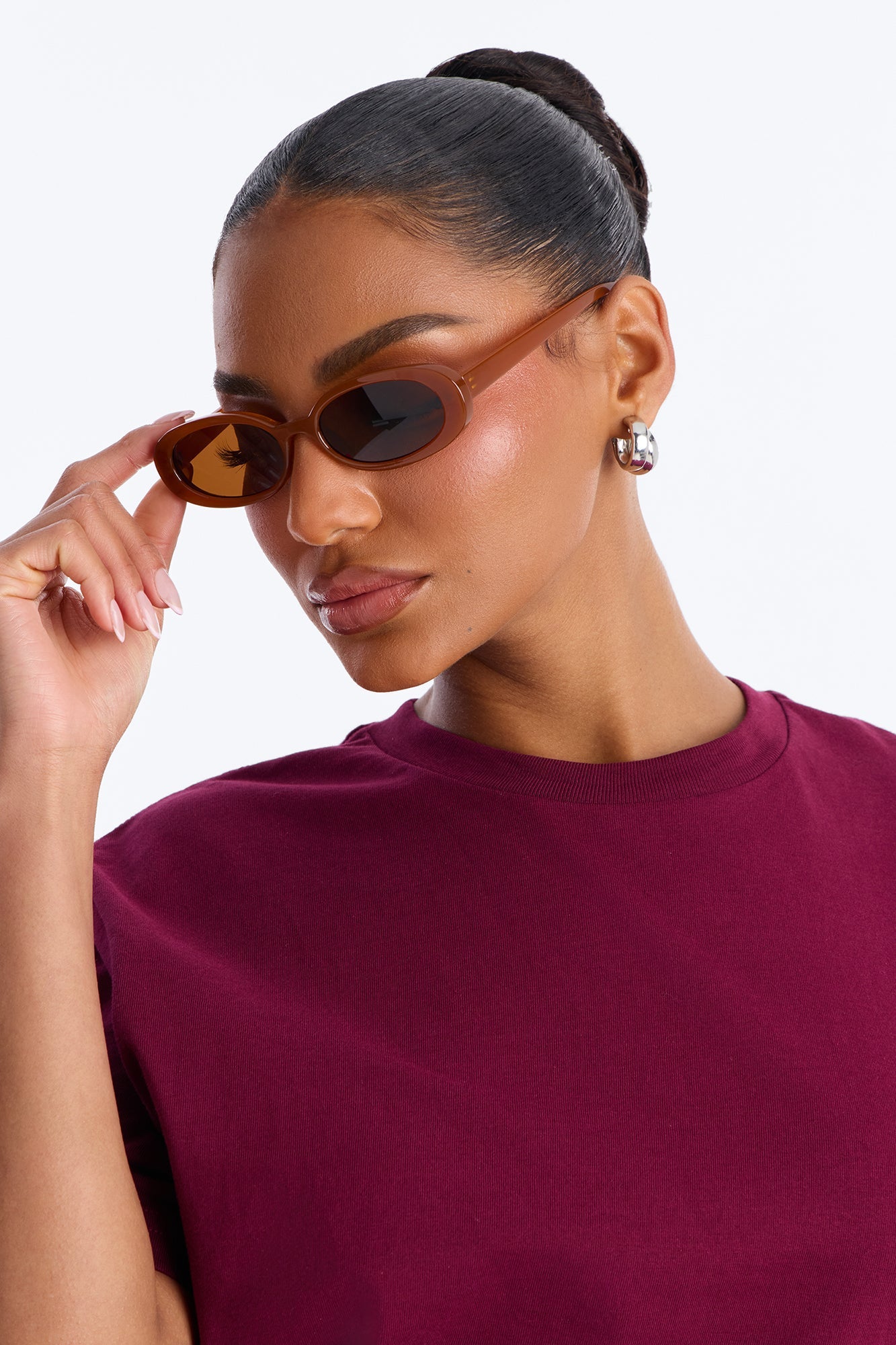 Cheeky Charlie Sunglasses - Brown NEWFASHIONEDGE