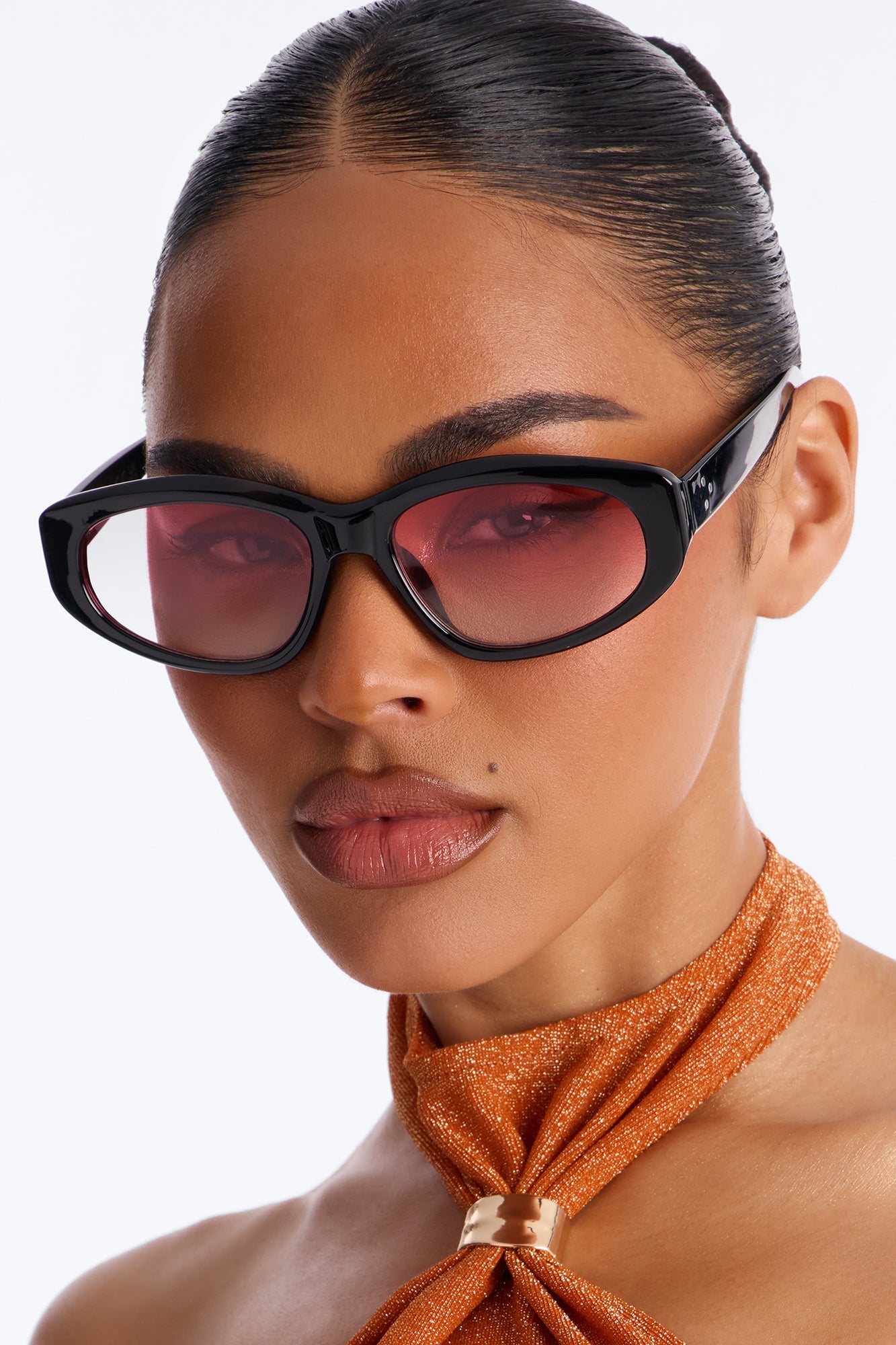 Away Mode Sunglasses - Black/Pink NEWFASHIONEDGE