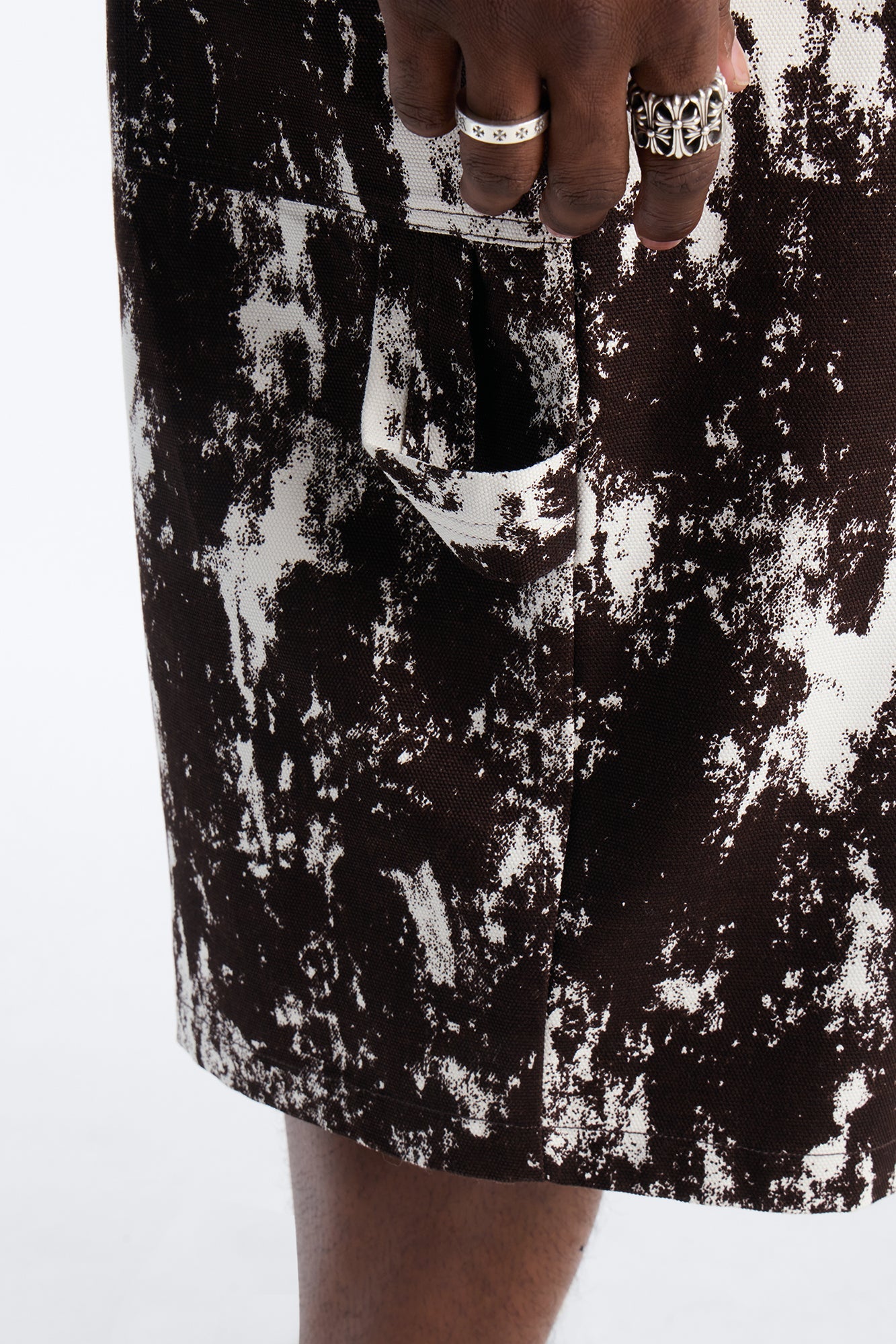 Mixed Clarity Printed Short - Brown Combo