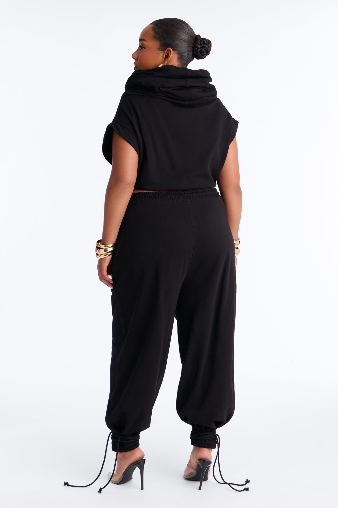 Alexa Jogger Pant Set - Black