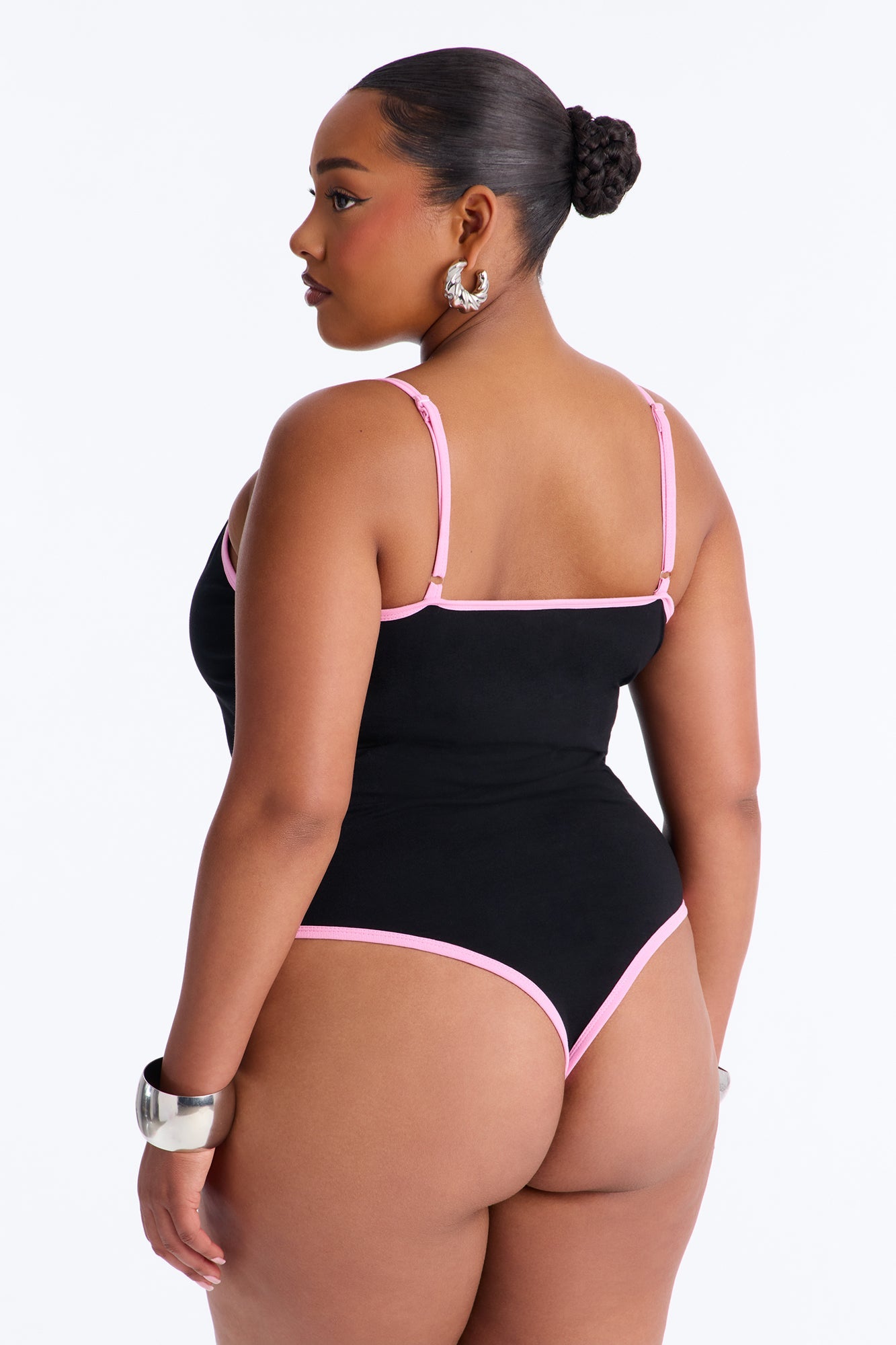 MTV Sleeveless Scoop Neck Bodysuit - Black