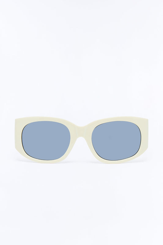 Tropical Vaycay Sunglasses - Cream