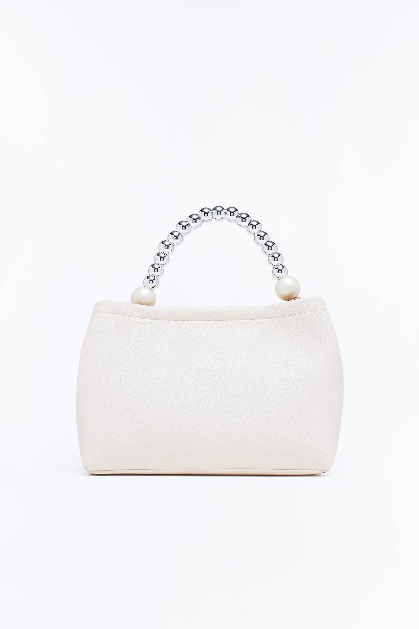 Under The Moon Faux Leather Crossbody Handbag - Ivory