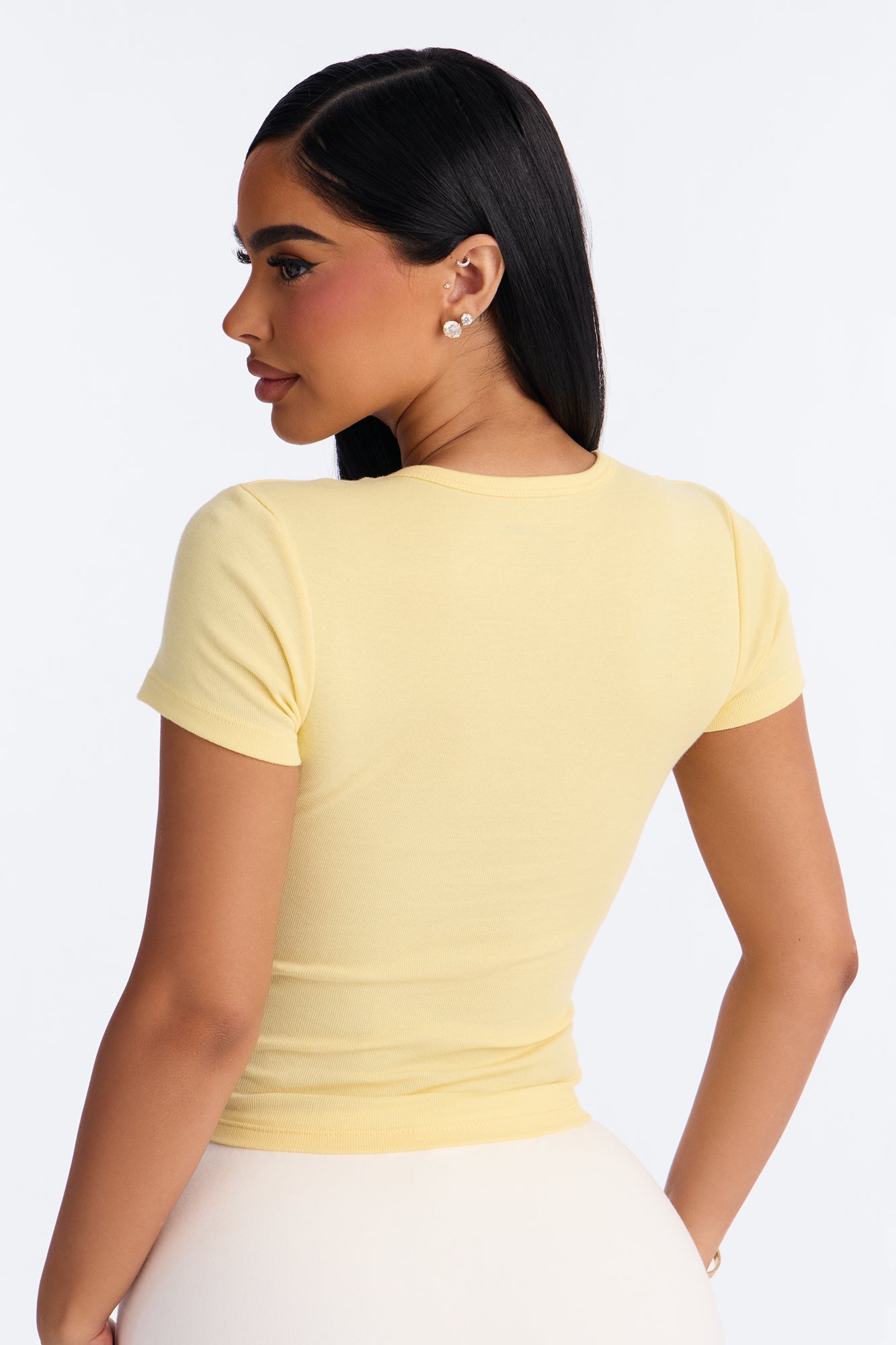 Jesus Loves You Baby Tee - Butter Yellow
