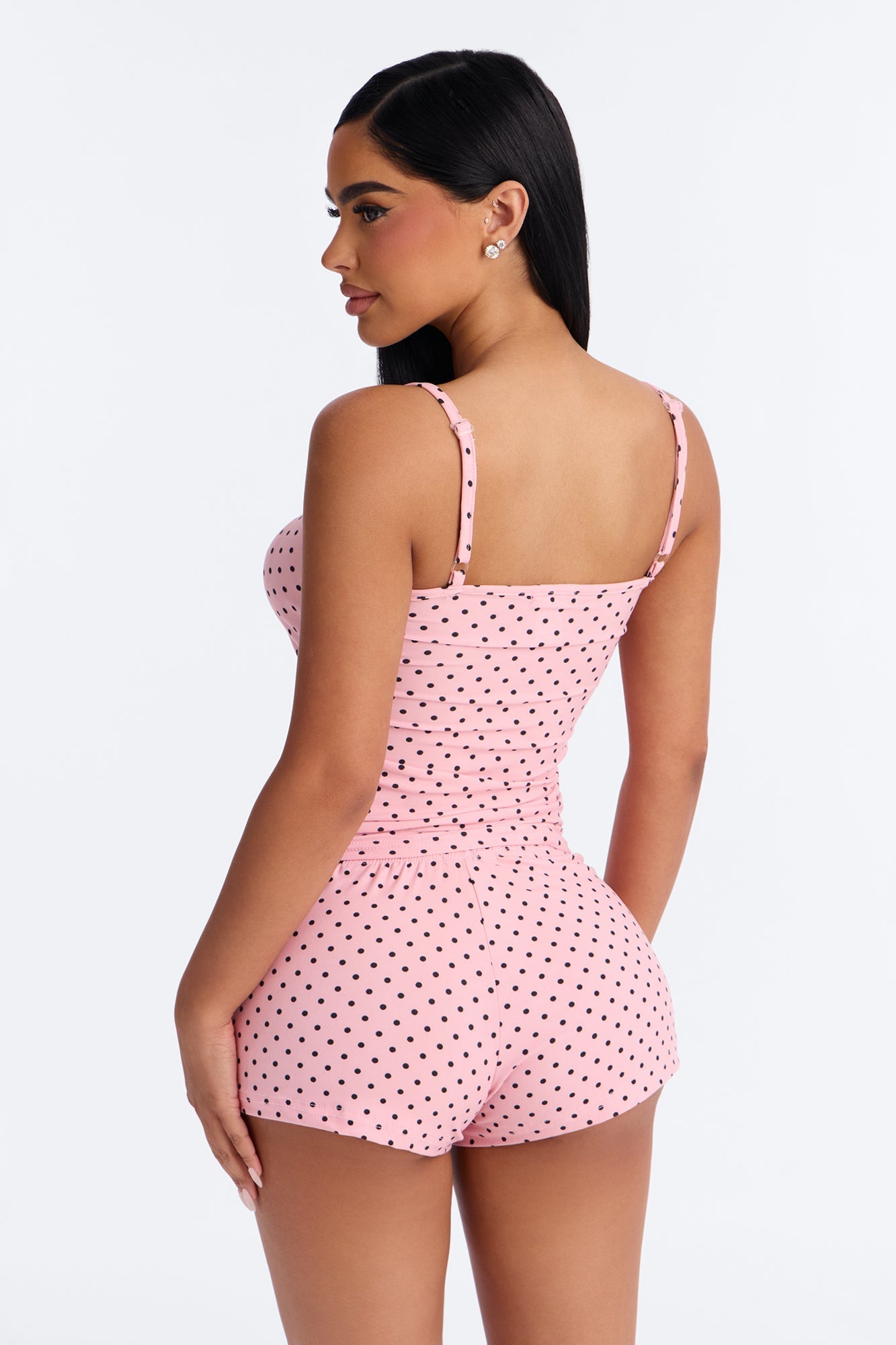 Pillow Talk PJ Short Set - Pink/combo