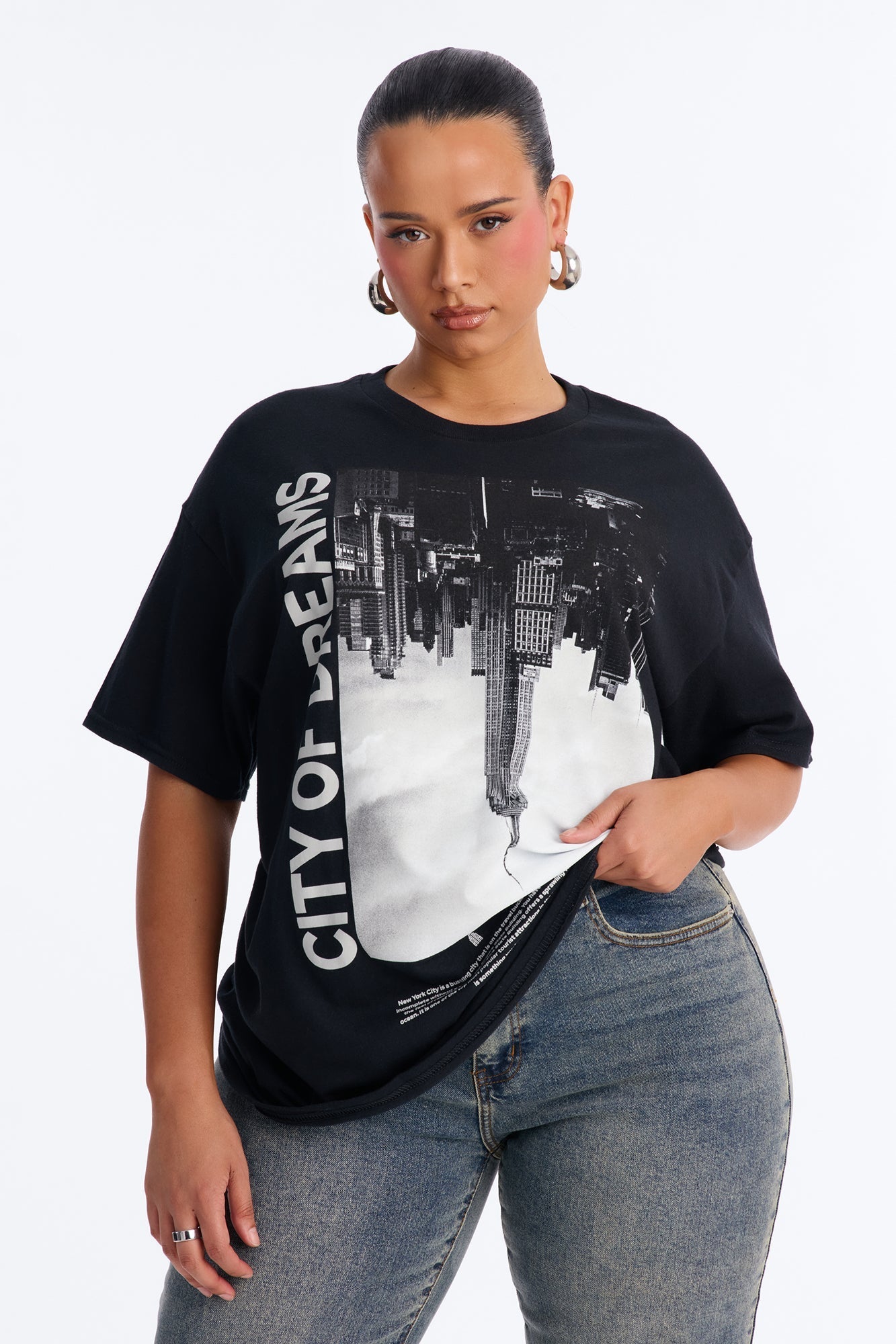 City Of Dreams NY Graphic Tshirt - Black
