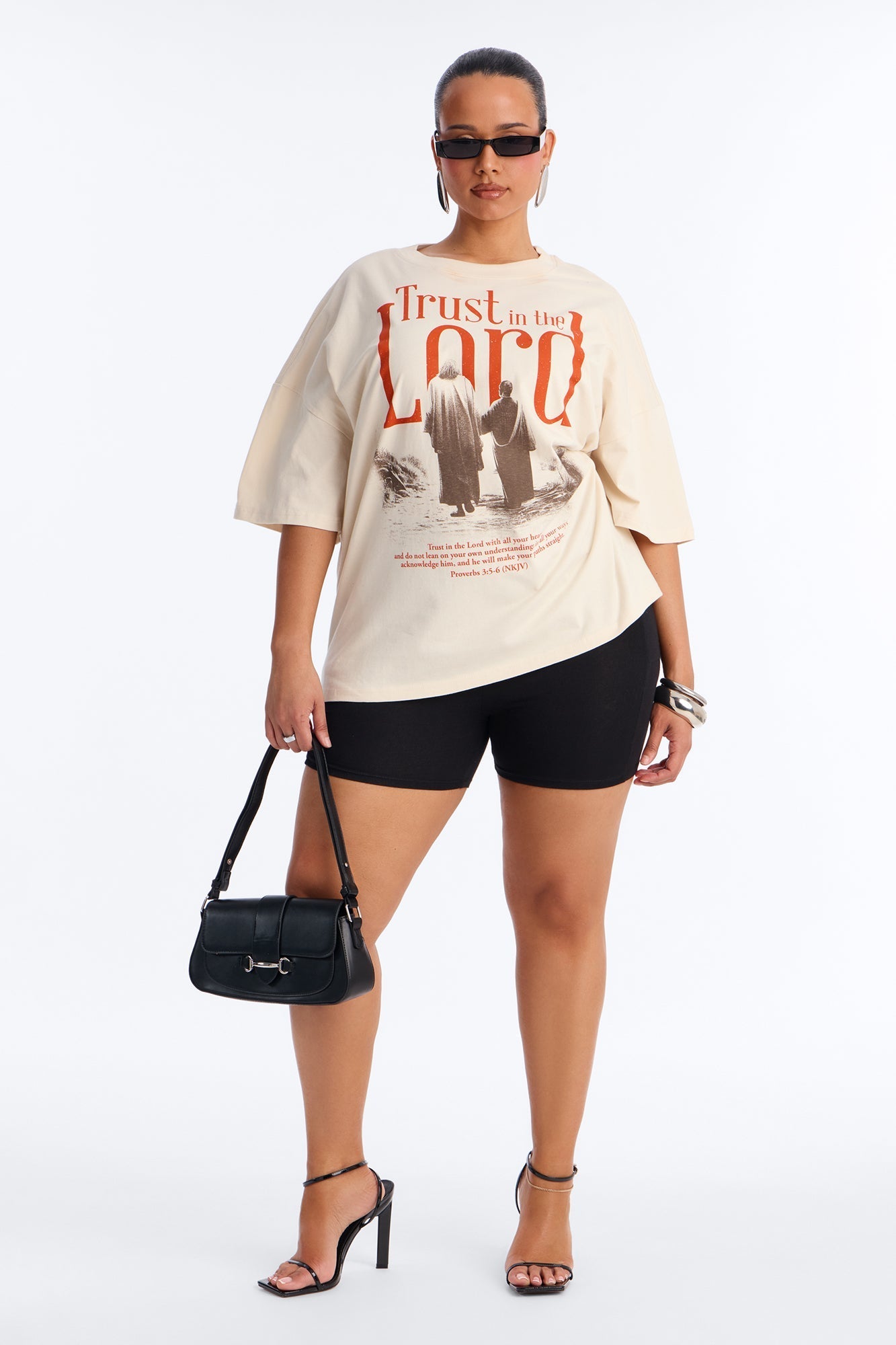 Trust In The Lord Tee - Off White