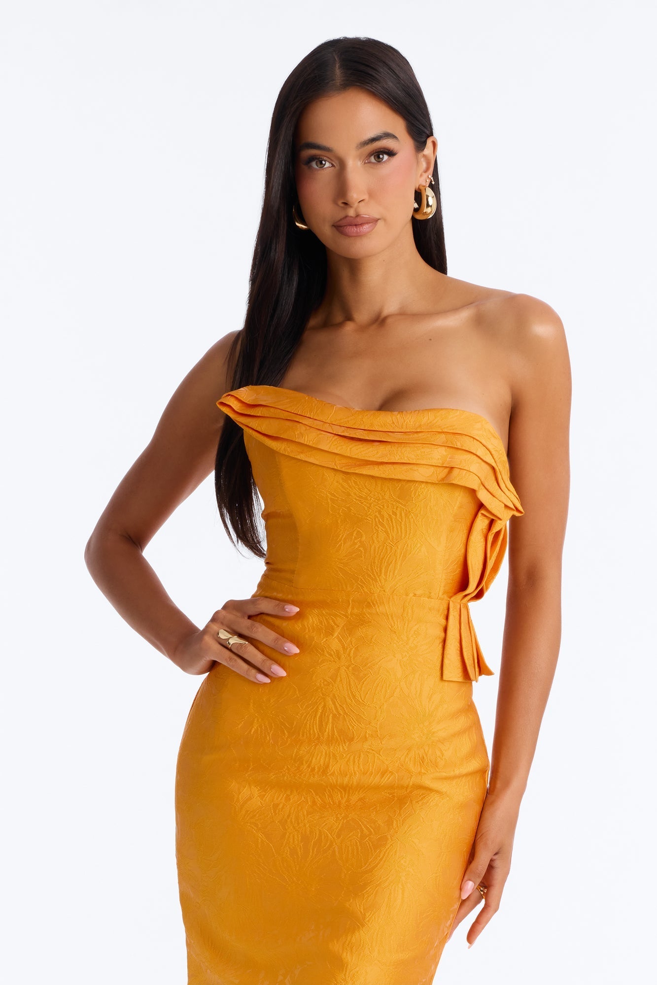 Making A Statement Gown - Orange