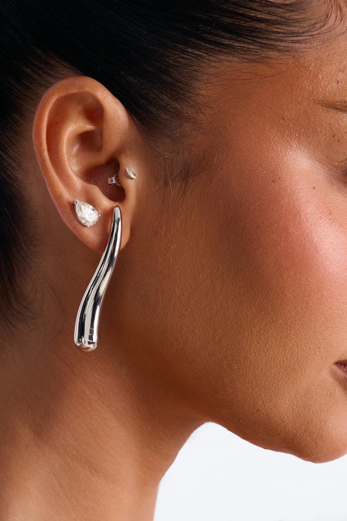Just Go With It Earrings - Silver
