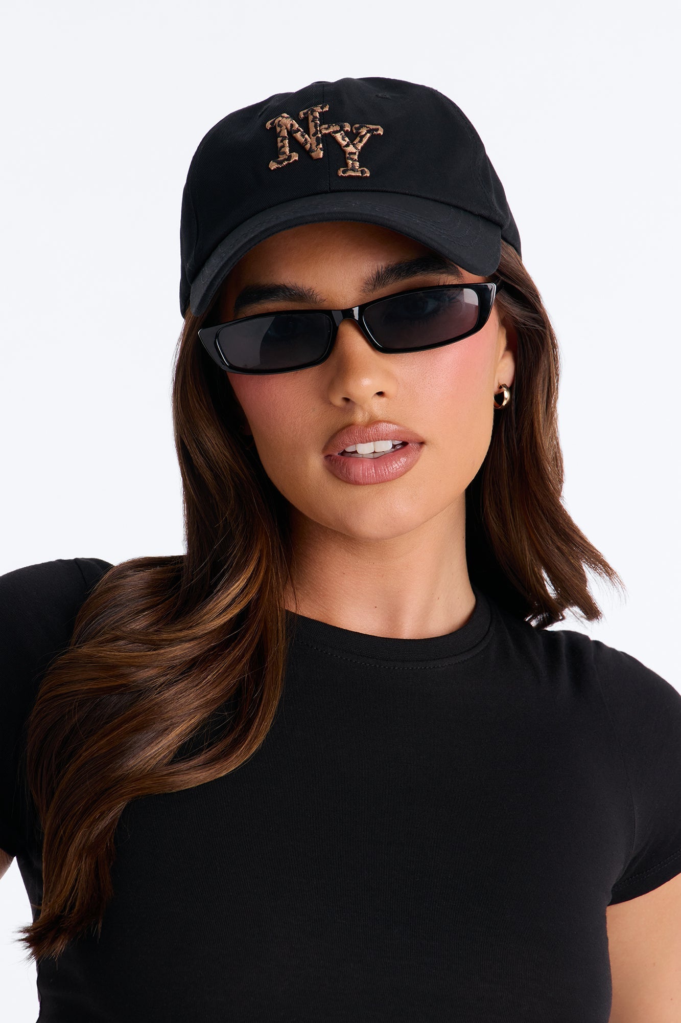 A Bit Wild In NY Baseball Hat - Black/combo NEWFASHIONEDGE