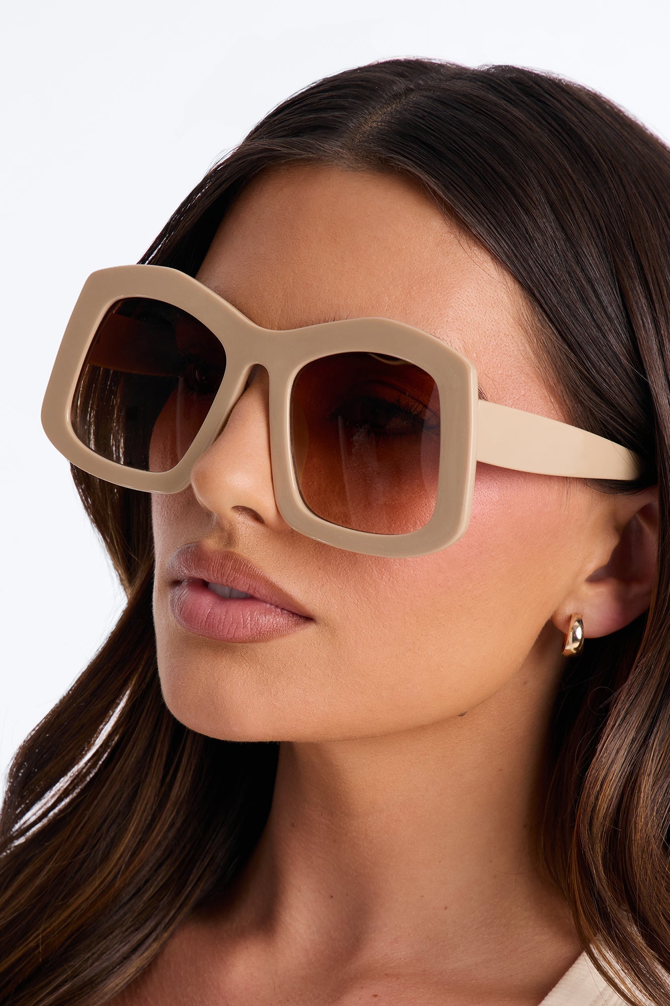 Bubble Pop Sunglasses - Brown NEWFASHIONEDGE