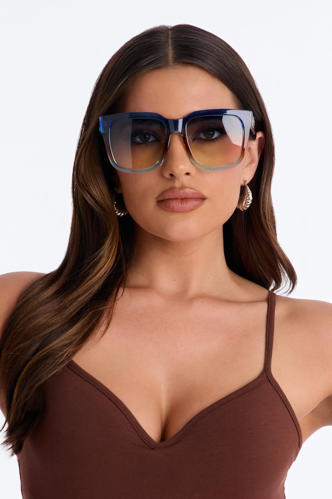 Bahama Breeze Way Sunglasses - Blue/combo NEWFASHIONEDGE