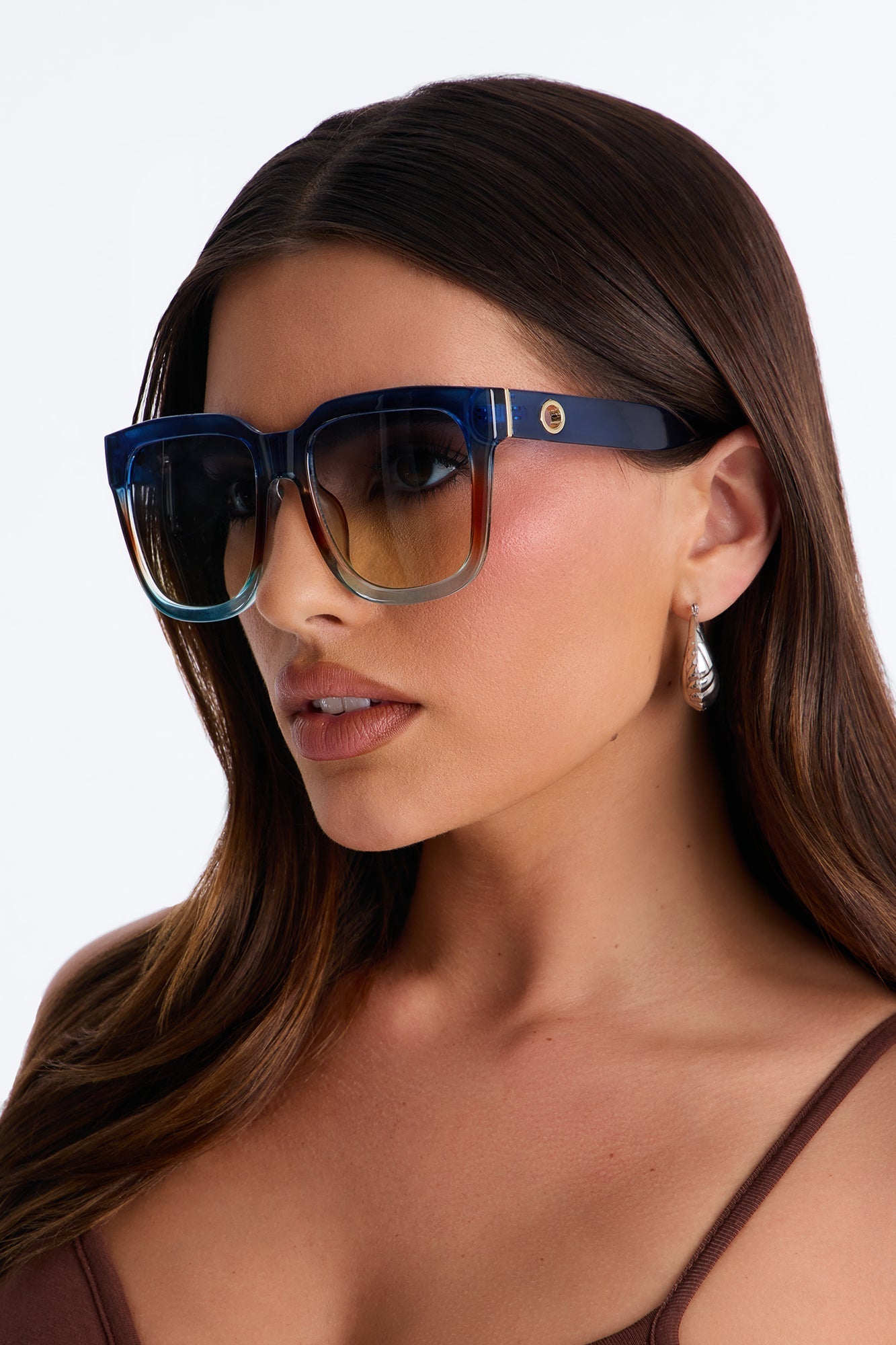 Bahama Breeze Way Sunglasses - Blue/combo NEWFASHIONEDGE