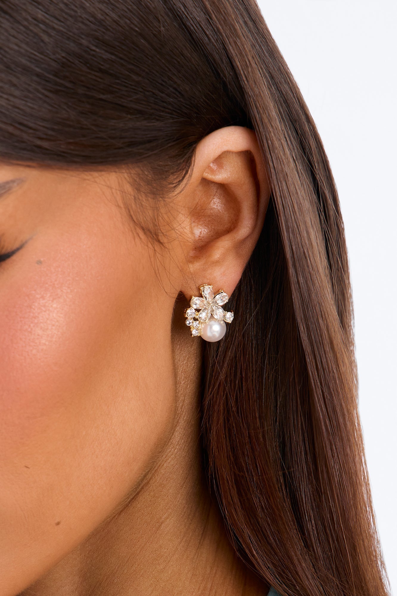 Soft Crush Stud Earrings - Gold