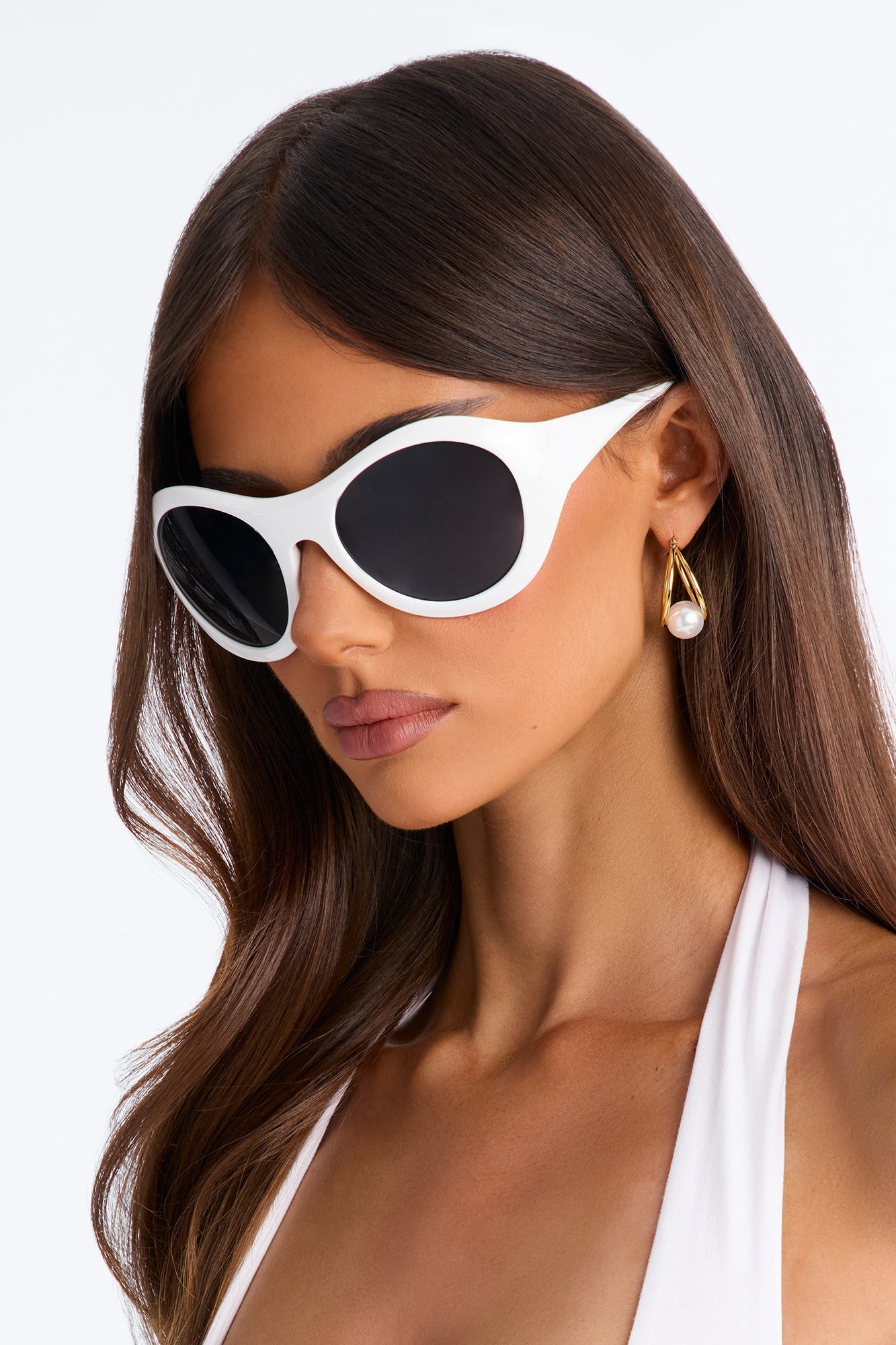 Bugged Out Sunglasses - White NEWFASHIONEDGE