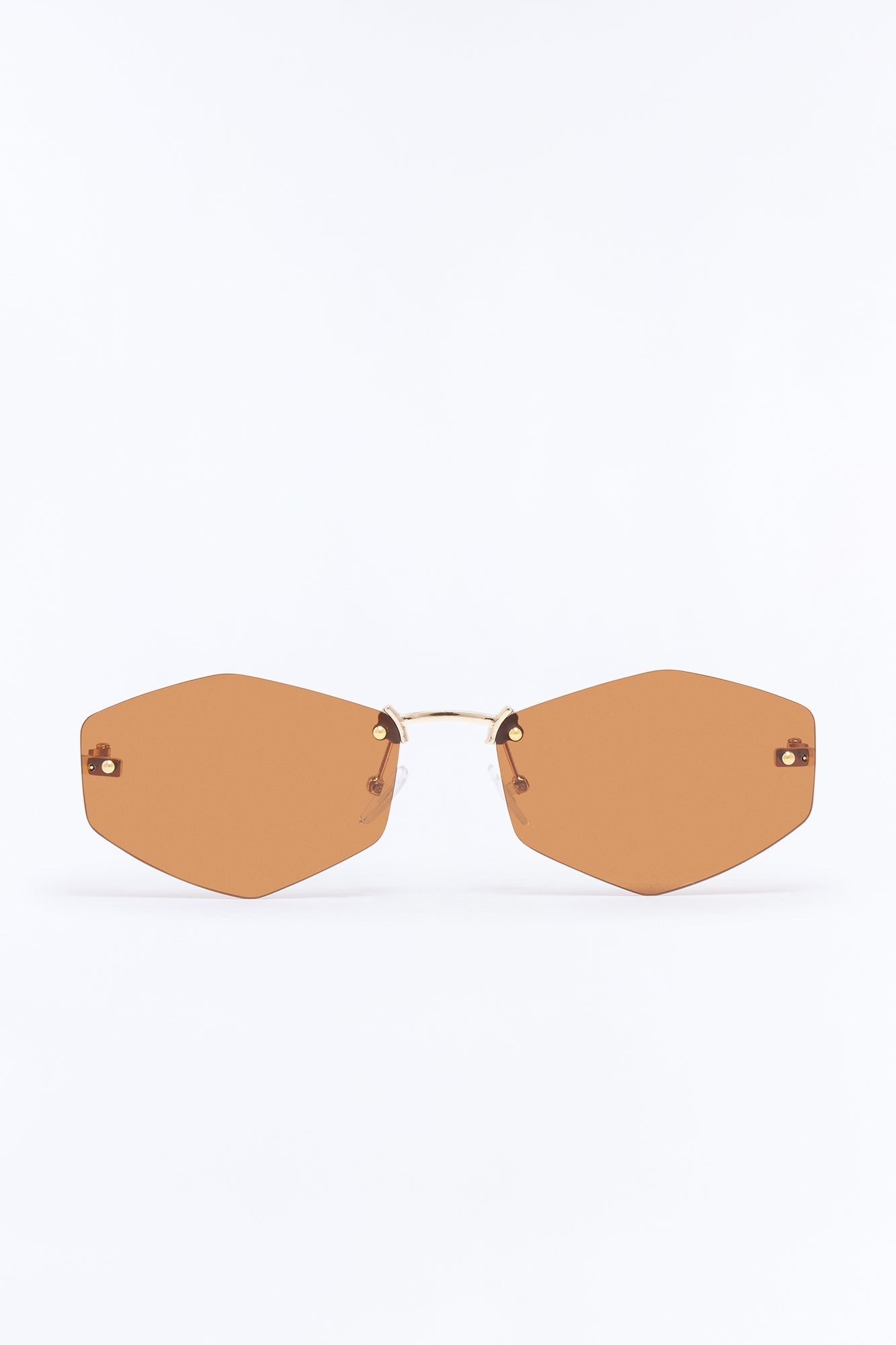 Sunset Send Off Sunglasses - Brown