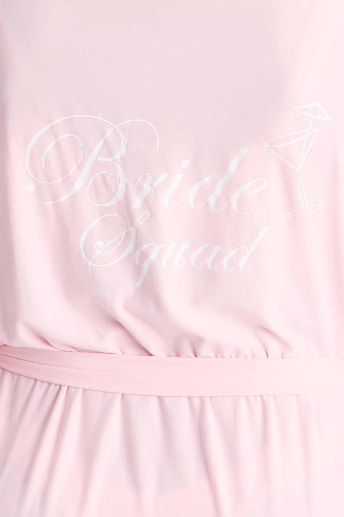 Squad Needs A Martini Robe - Pink