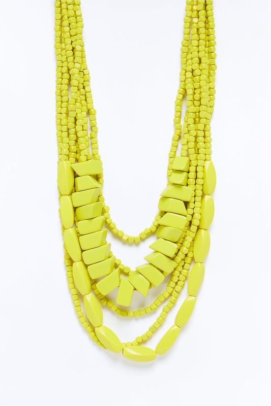 Temperature Is Rising Necklace - Yellow