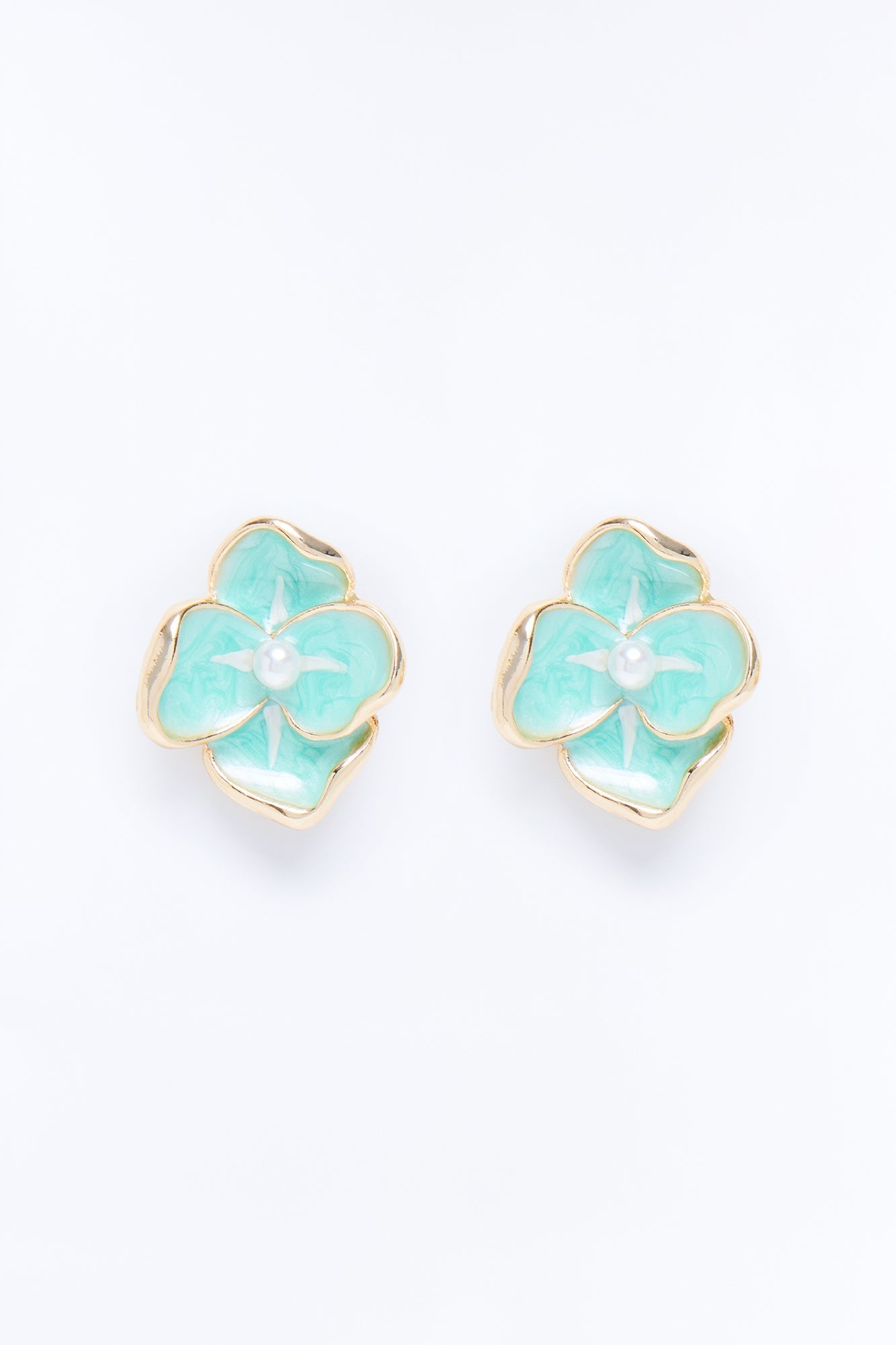 Your Darling Floral Earrings - Blue