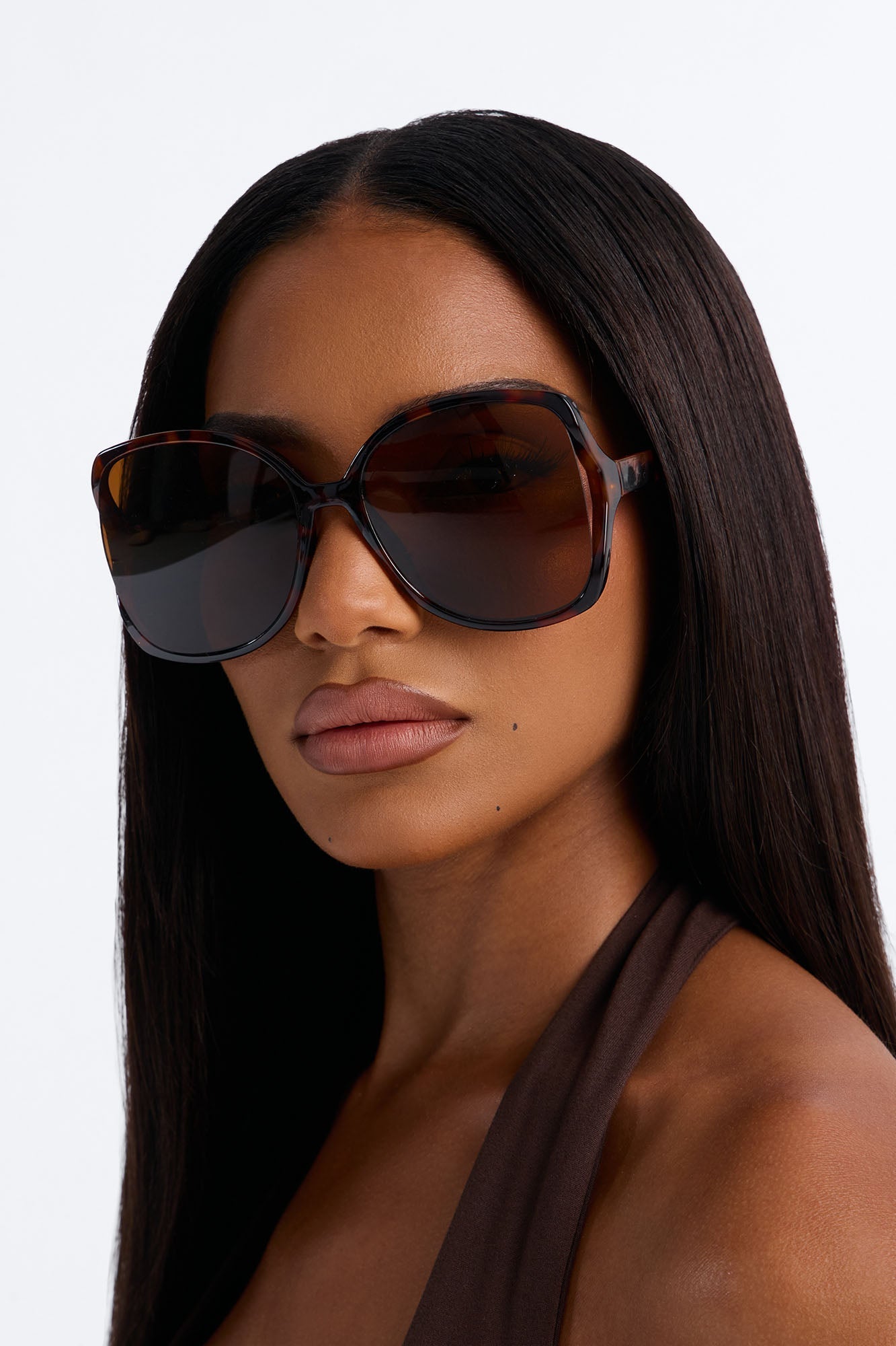 Don't Side Eye Sunglasses - Tortoise NEWFASHIONEDGE